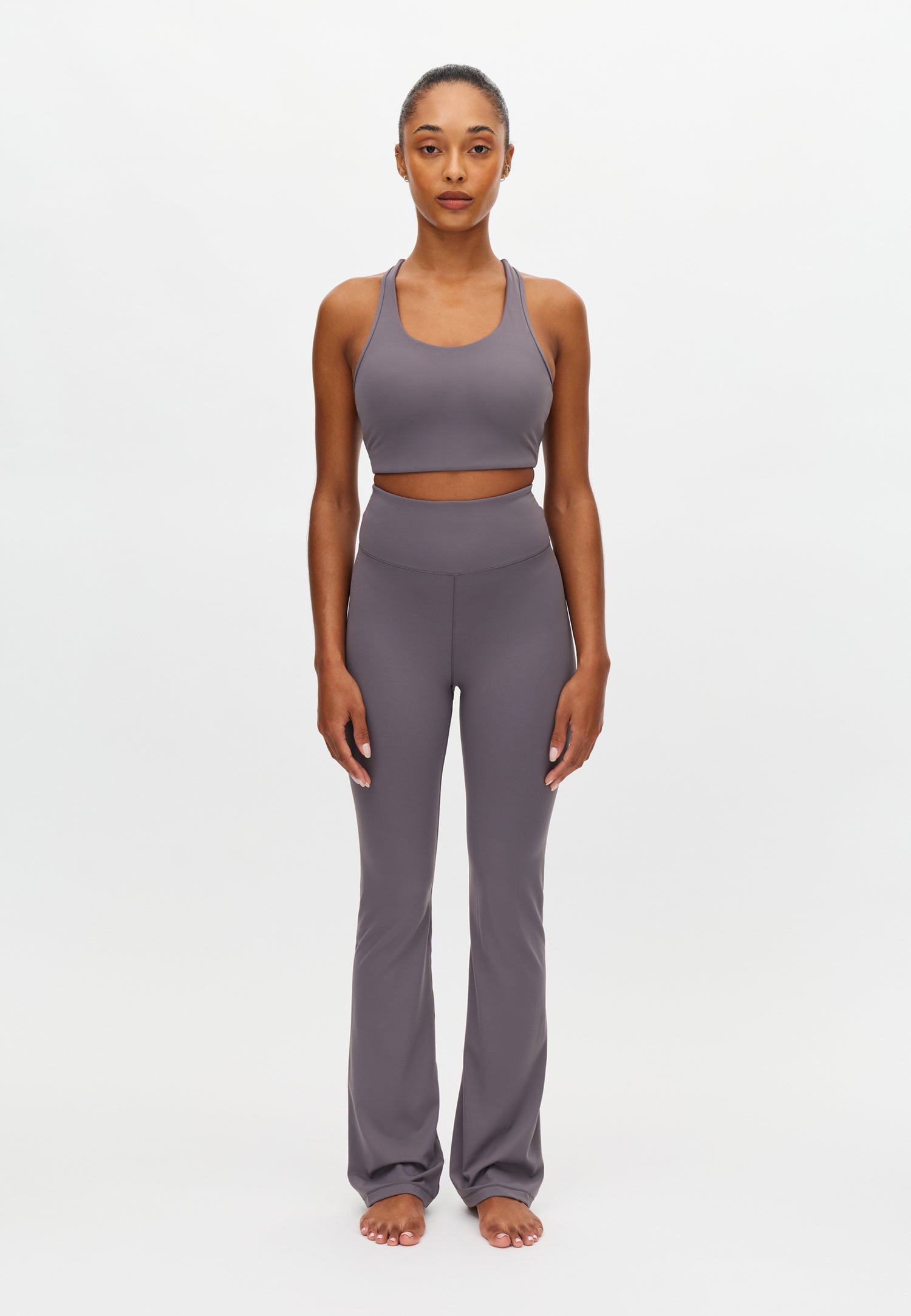 Legacy Flared High Waist Yogabroek - Smoky Lavendel