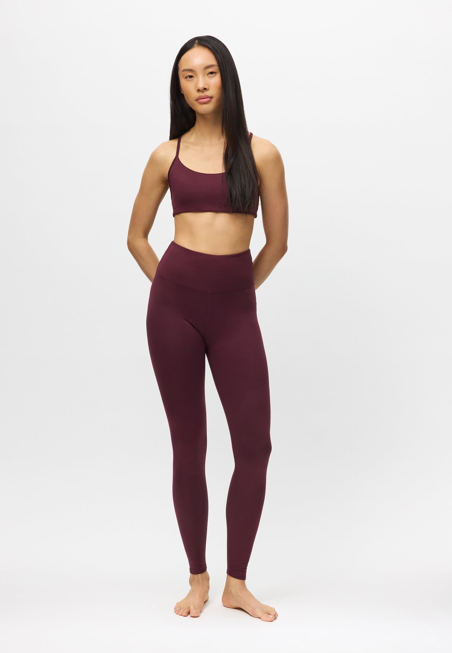 Smoothflex High Waist Leggings - Winetasting