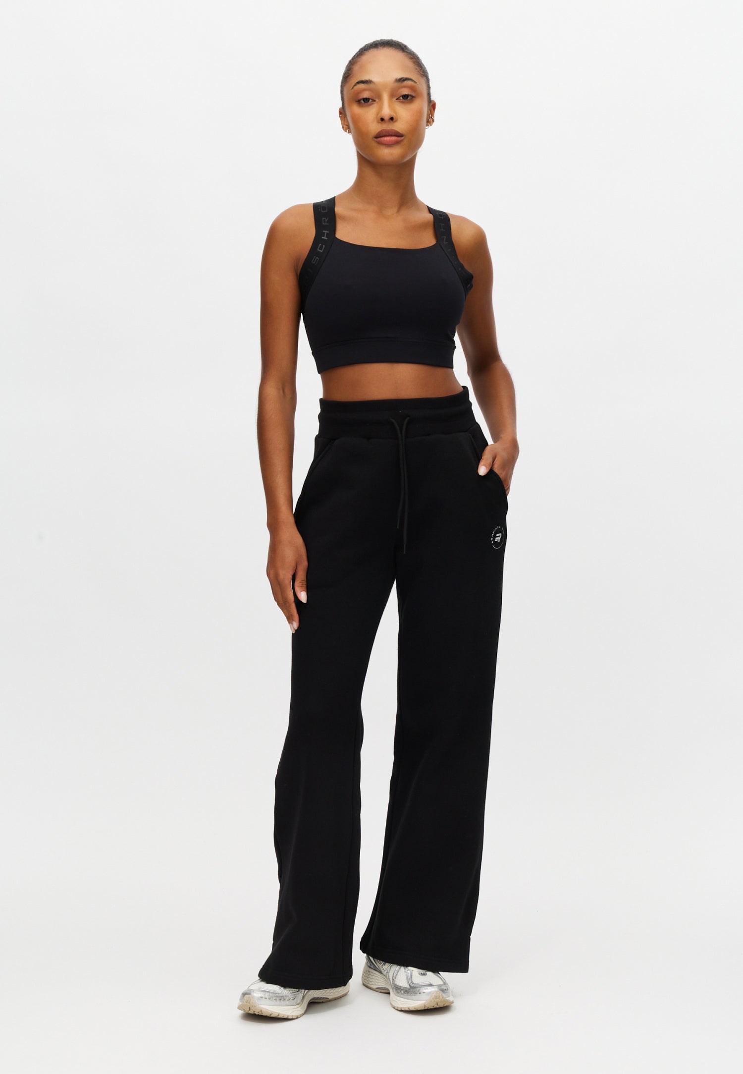 Base Wide Sweatpants - Black