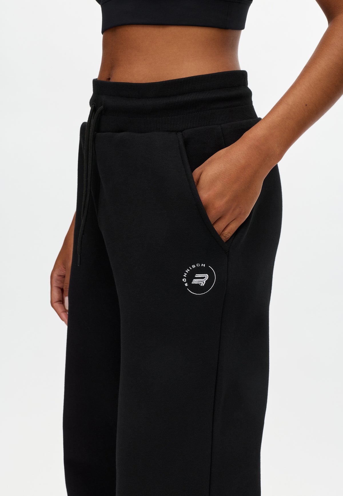 Base Wide Sweatpants - Black