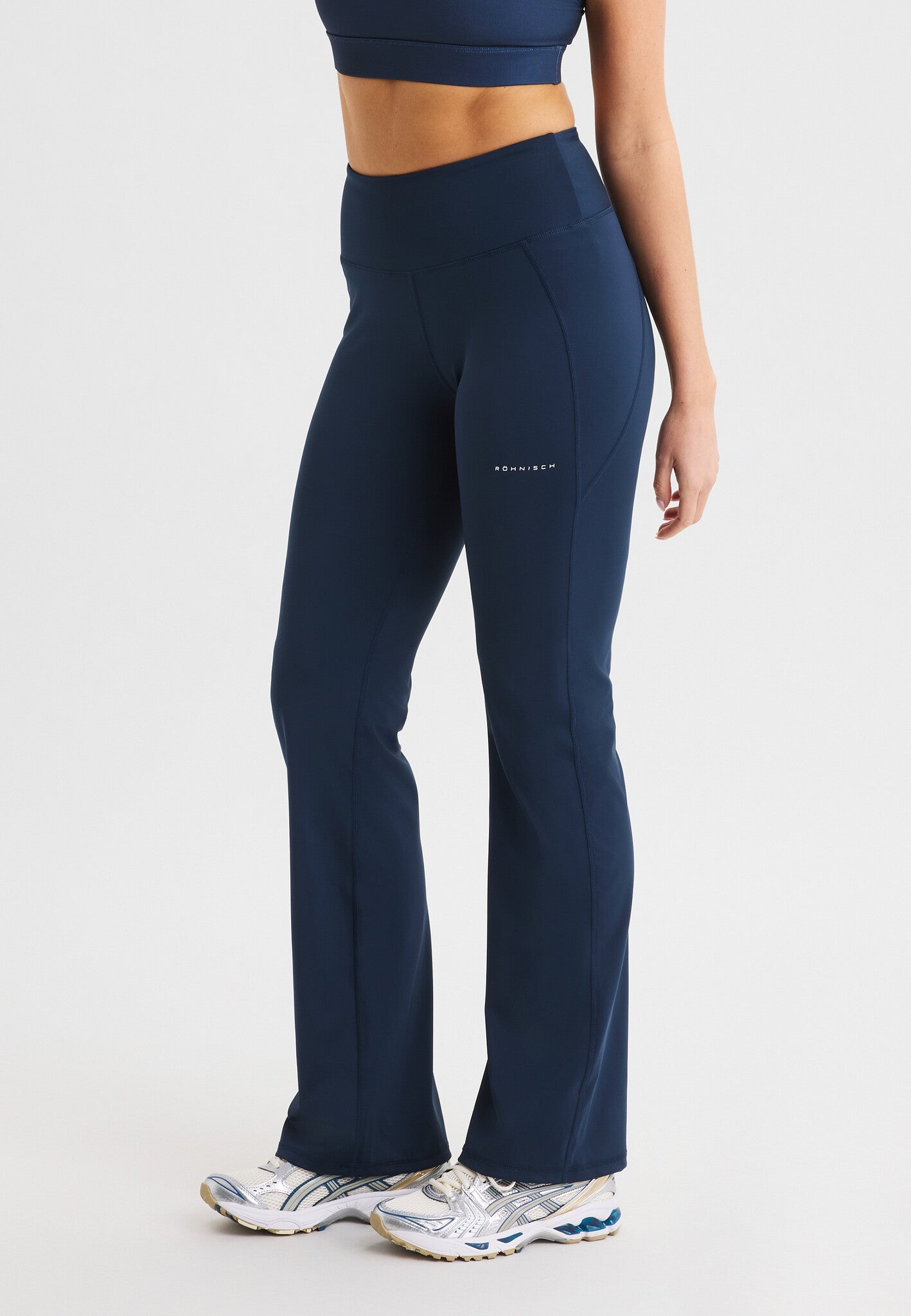 High Waist Yoga Sport Broek - Space Navy