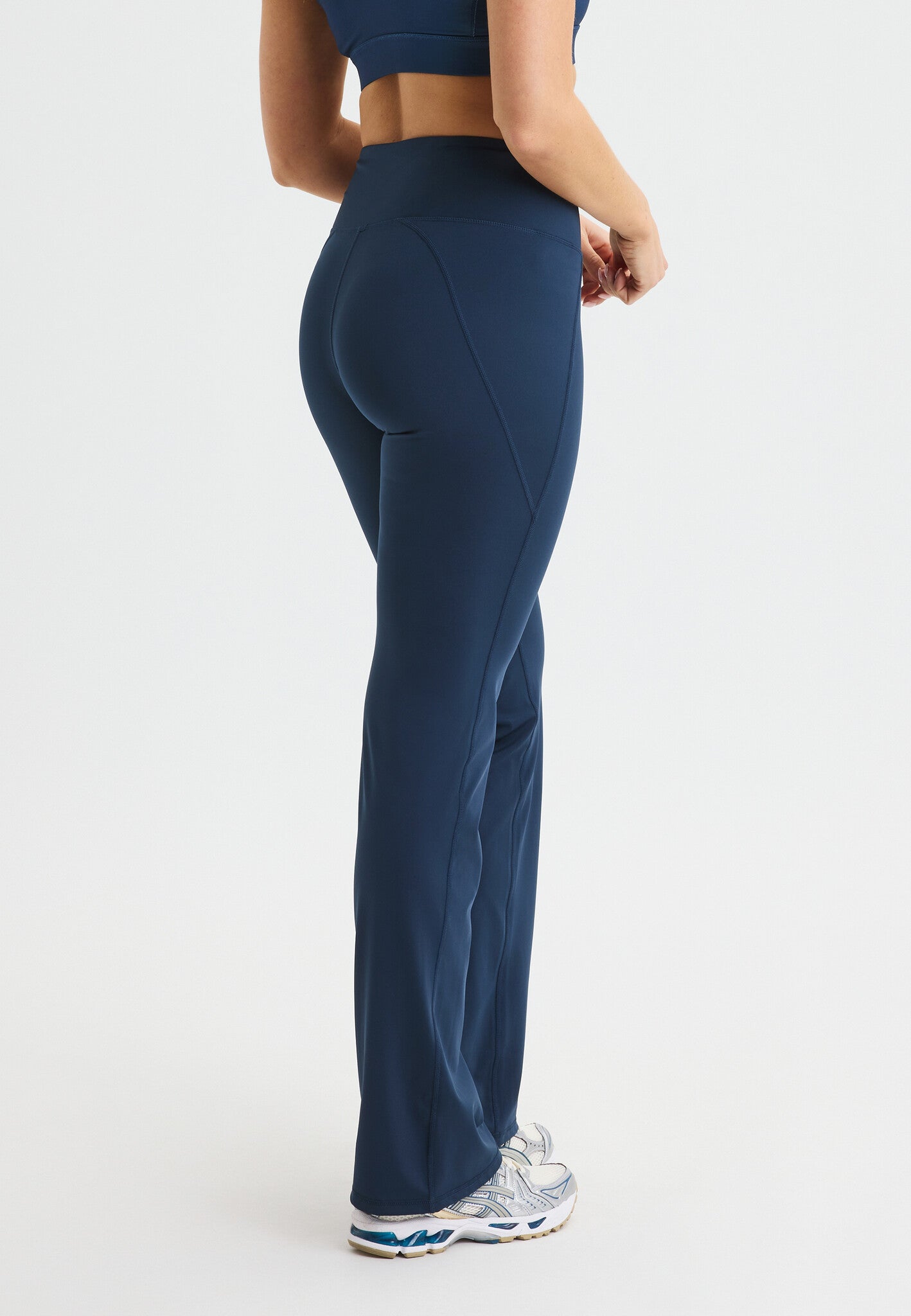 High Waist Yoga Sport Broek - Space Navy