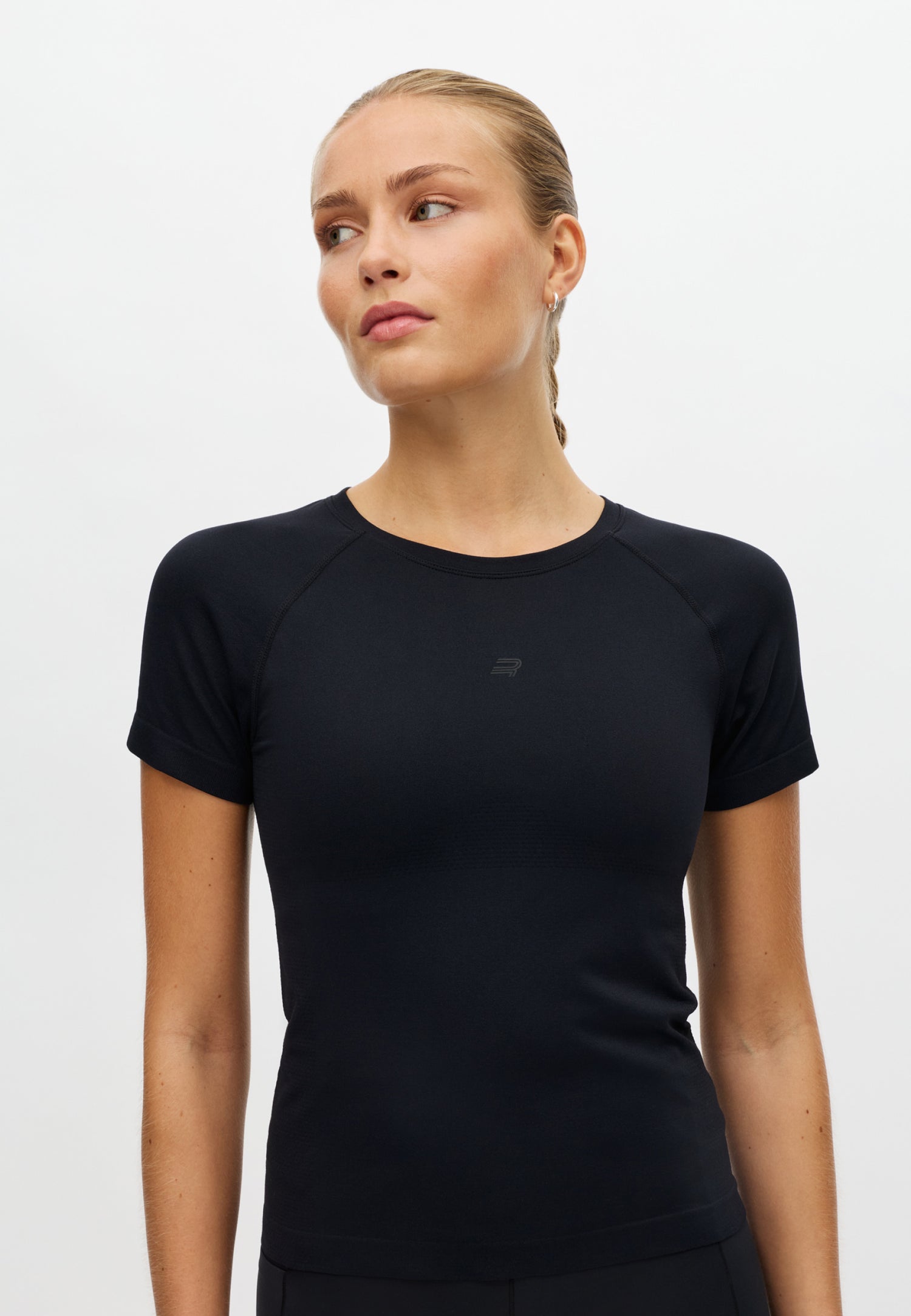 Seamless Flex Pilates & Active Tee - Black