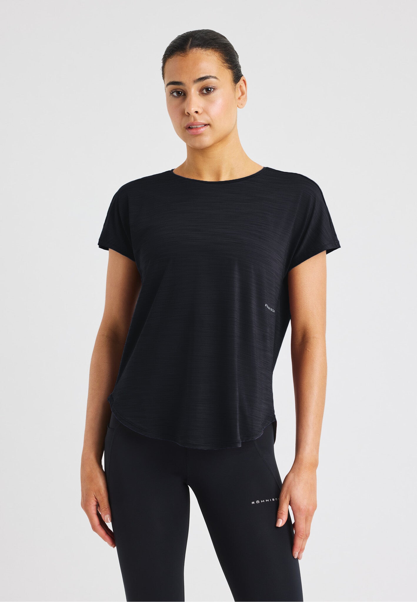 Motion Loose-fit Yoga Tee - Black