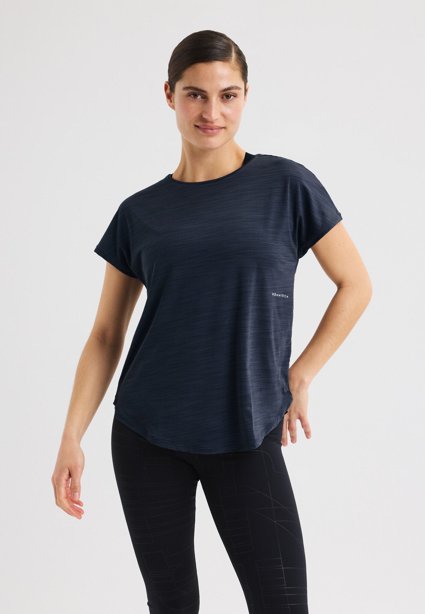 Motion Yoga Sport Tee - Space Navy