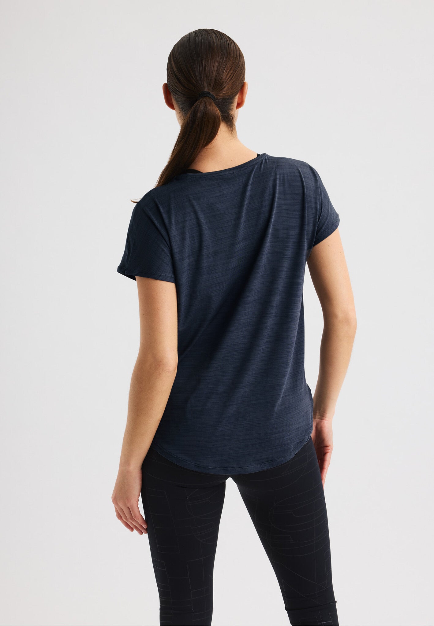 Motion Yoga Sport Tee - Space Navy