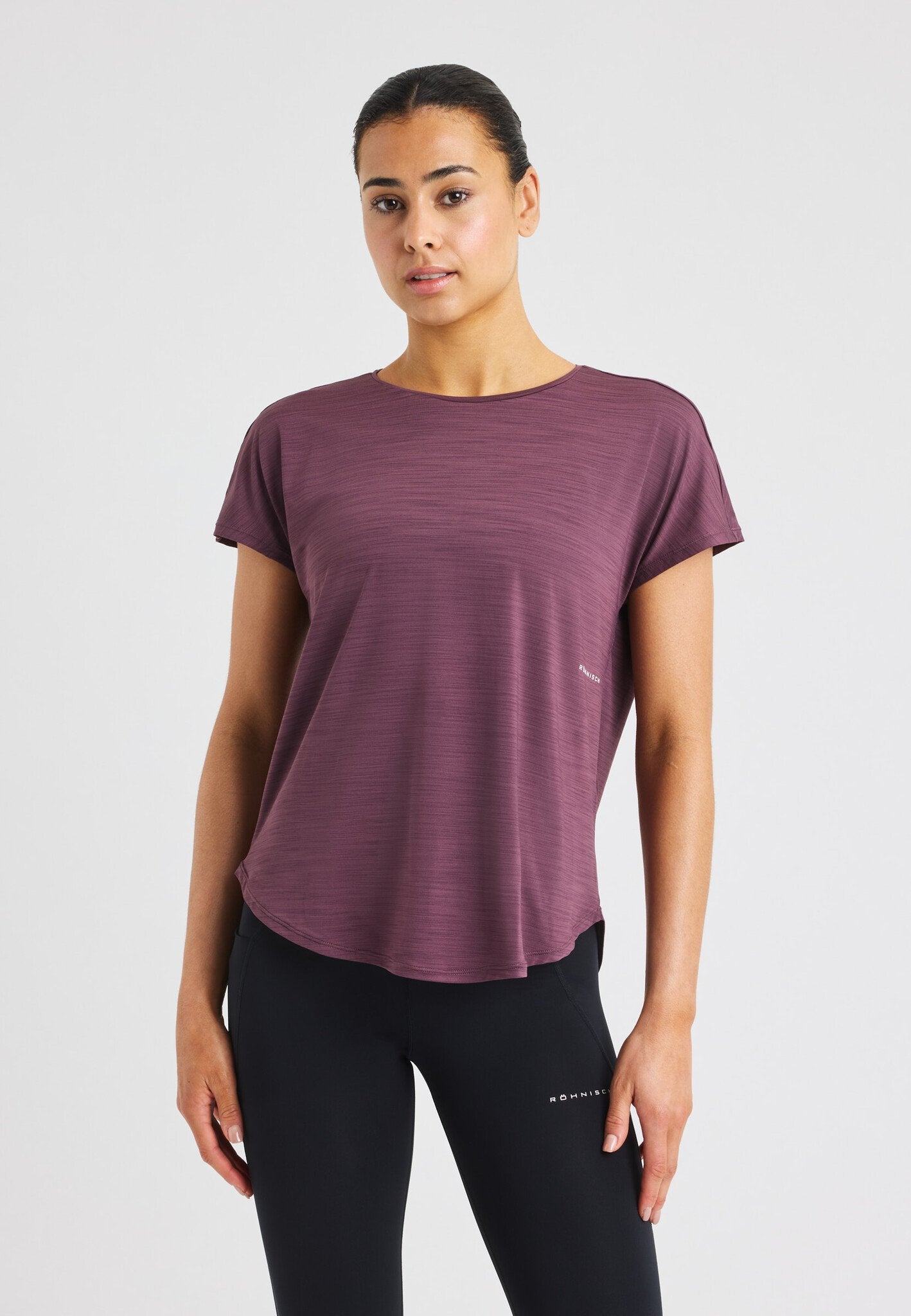 Duurzame Motion Yoga Tee - Huckleberry