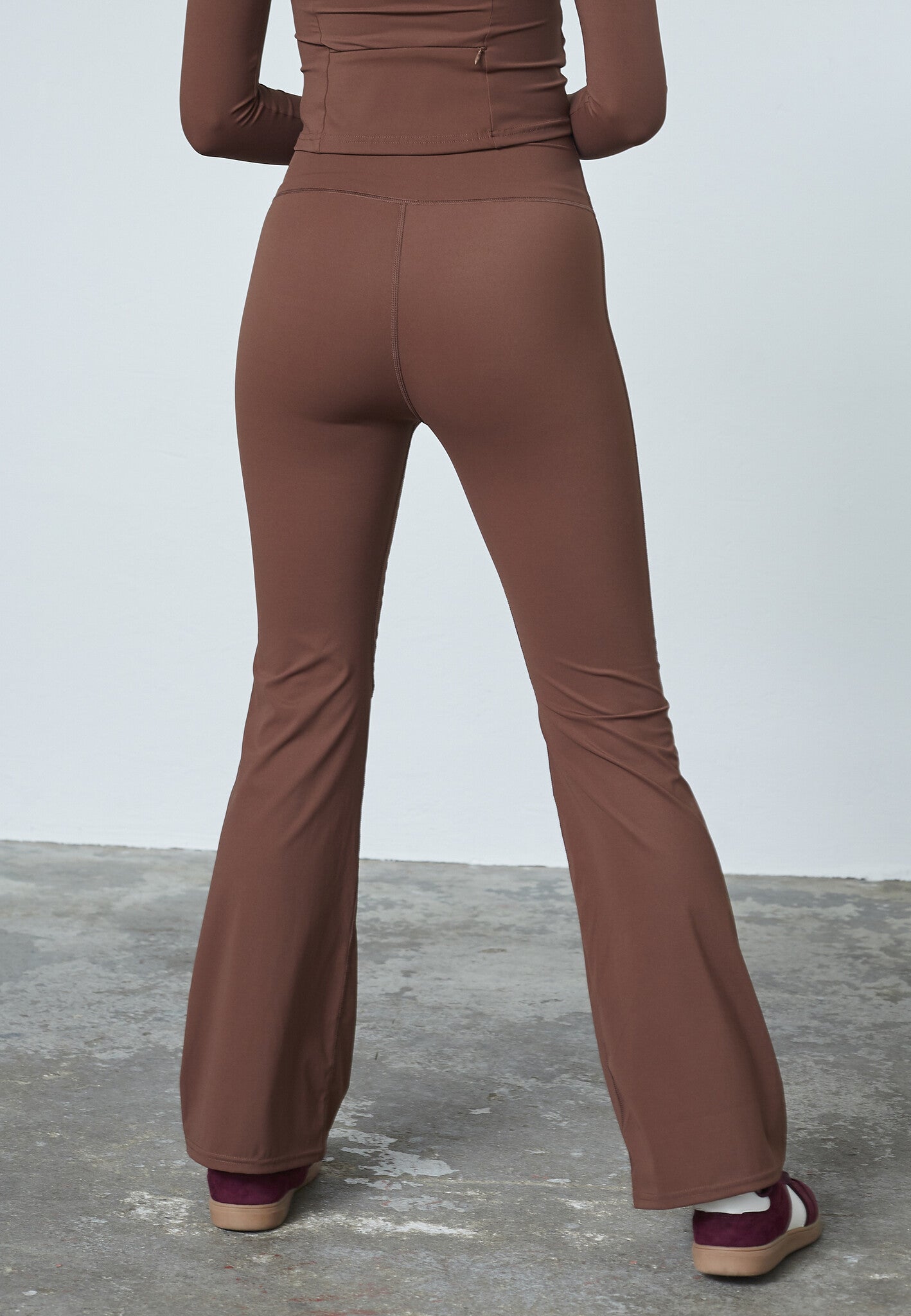 Lay High-Waist Yoga Broek - Brown