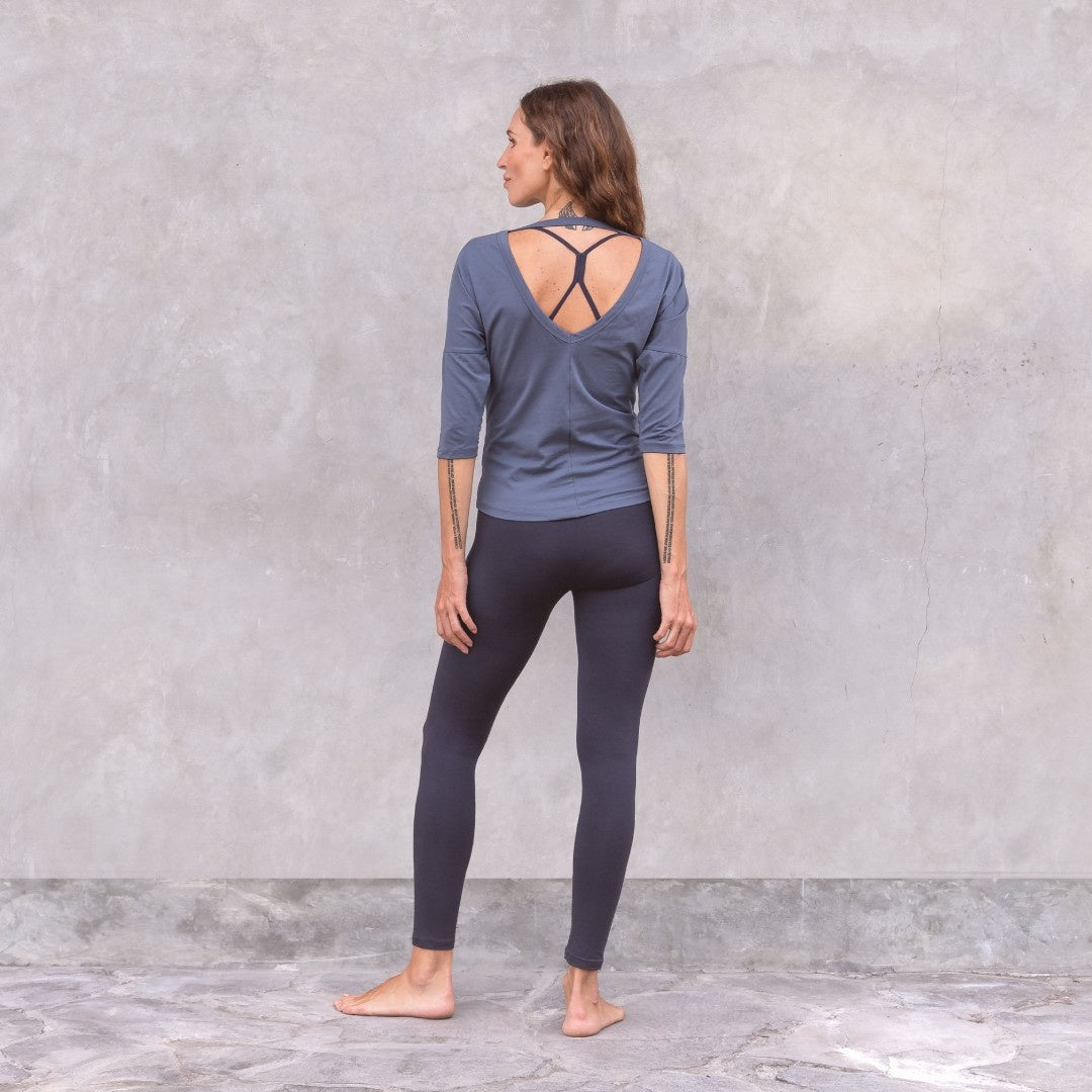 Zachte Yoga Leggings - Kate - Nightblue