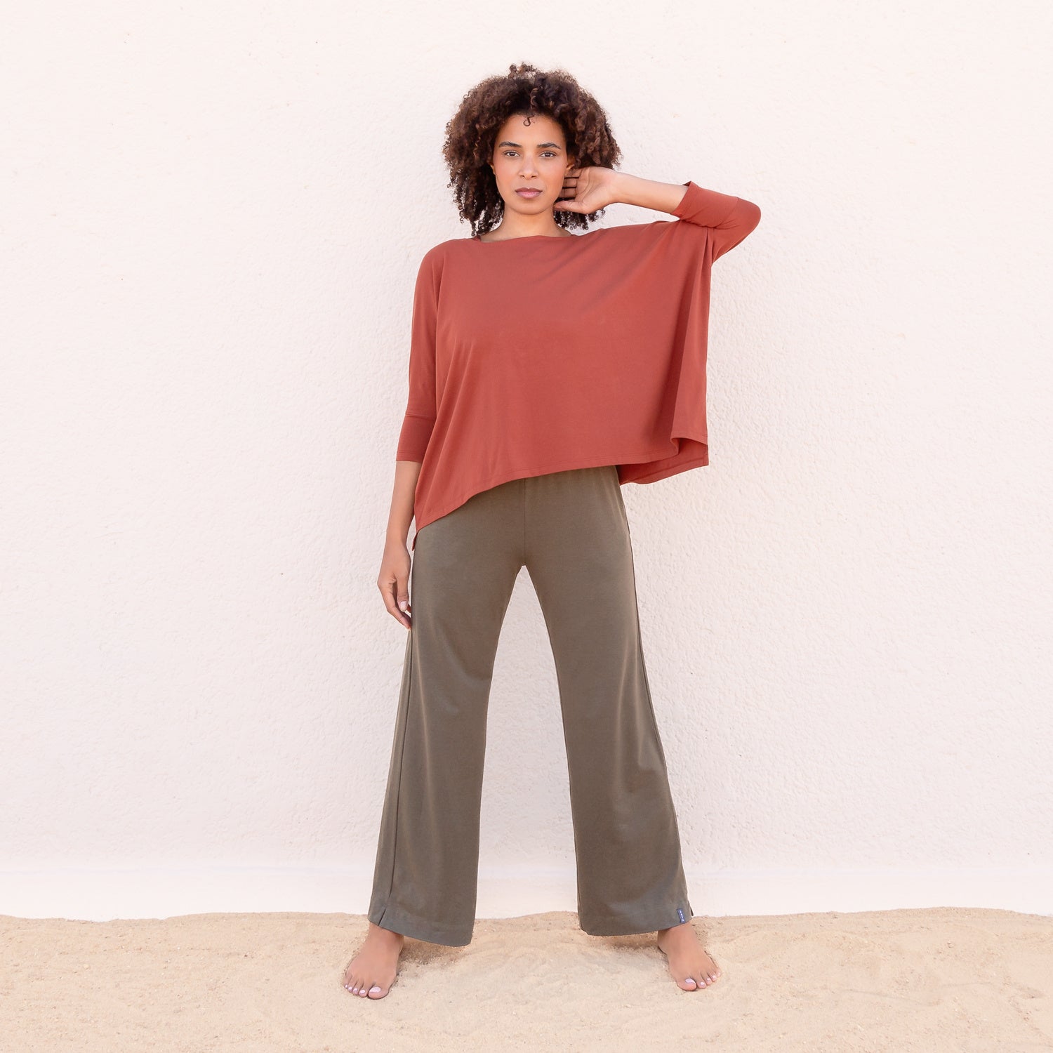 Kairo Yoga Chill Broek - Olive