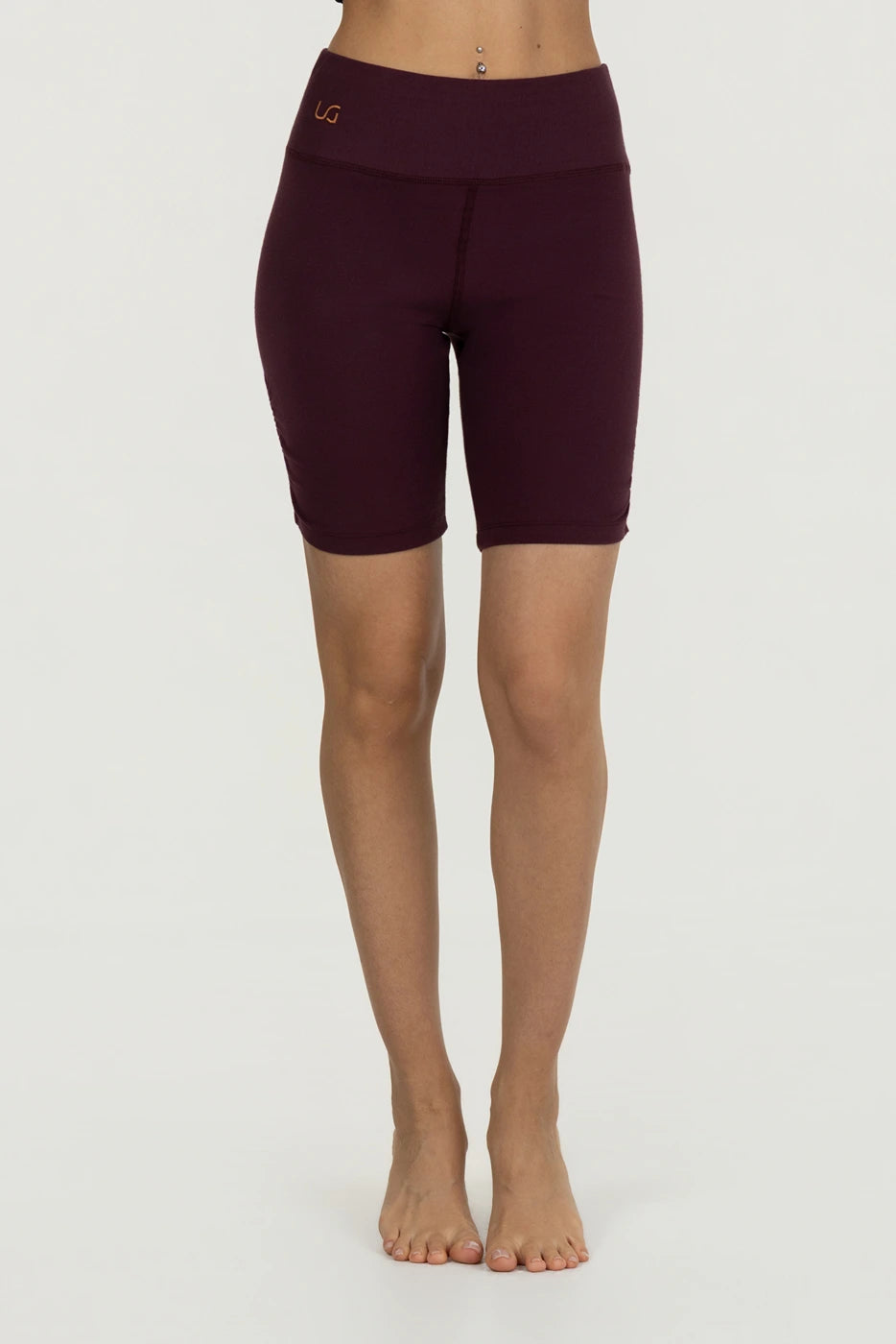 Anara Yoga Pilates Shorts – Fig