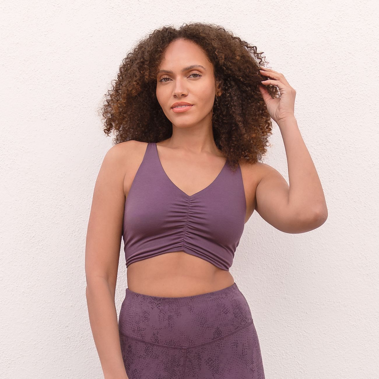 Carolina Yoga Bh - Plum