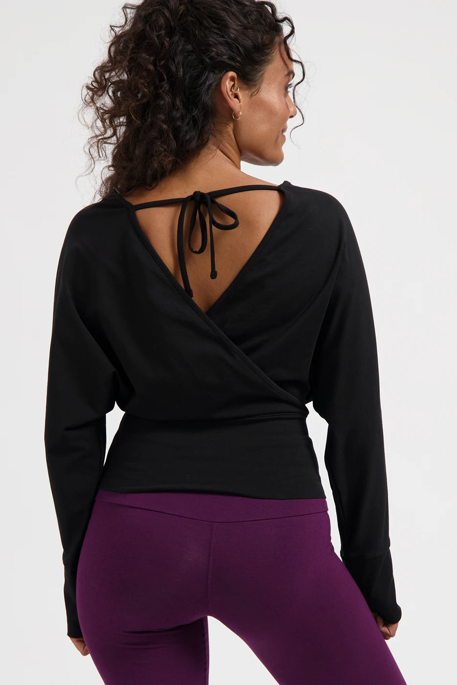 Ala Yoga Wraptop - Onyx Black