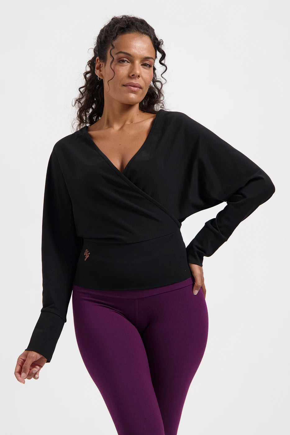 Ala Yoga Wraptop - Onyx Black