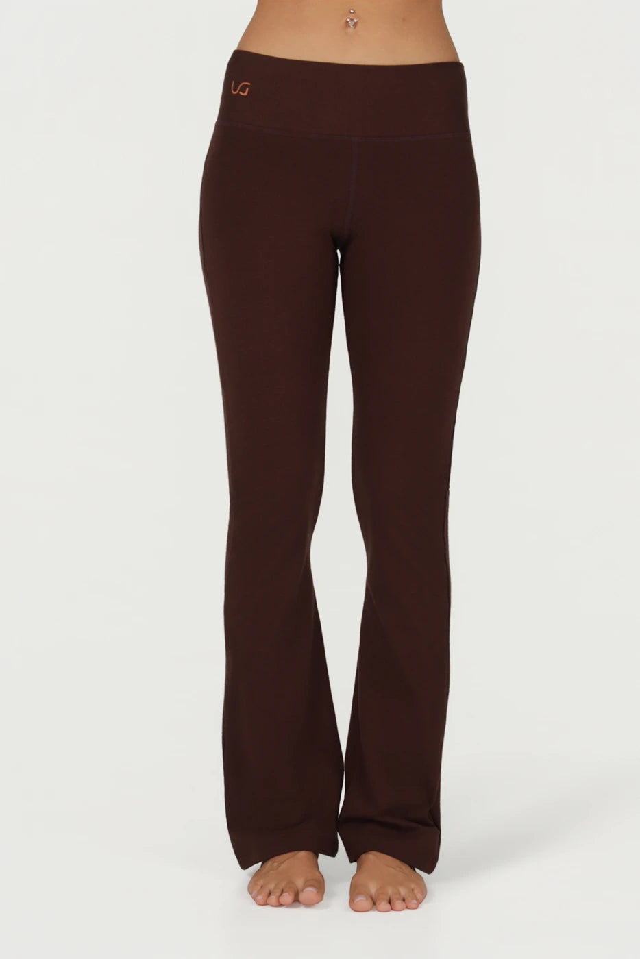 Anandafied Flared Yoga Broek - Cacao