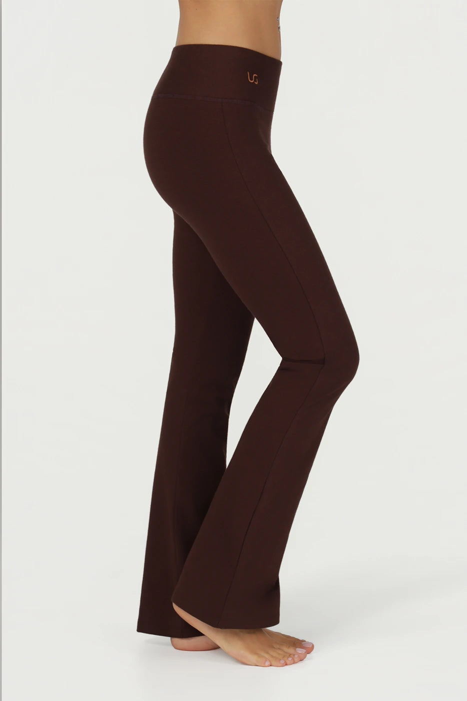 Anandafied Flared Yoga Broek - Cacao