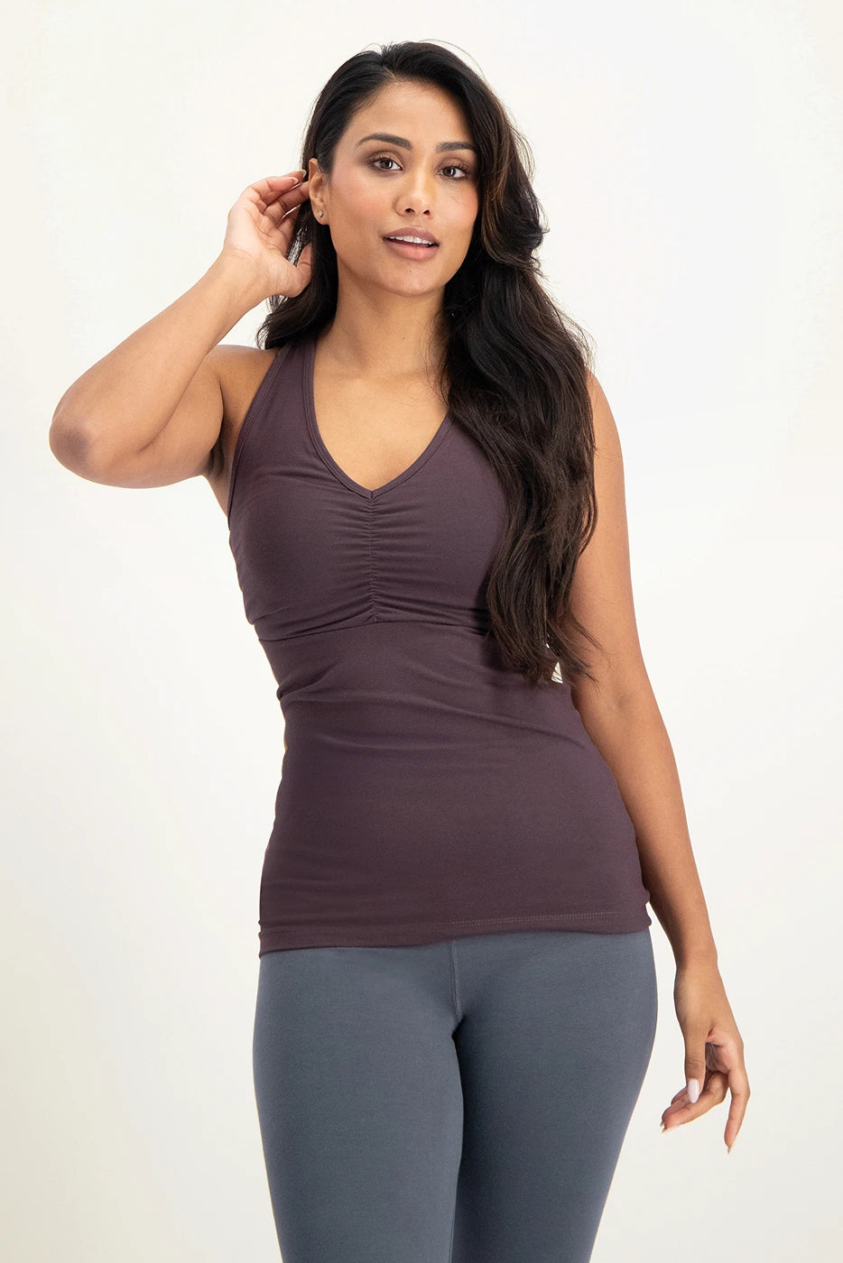 Anjea Yoga Sport Tank - Berry