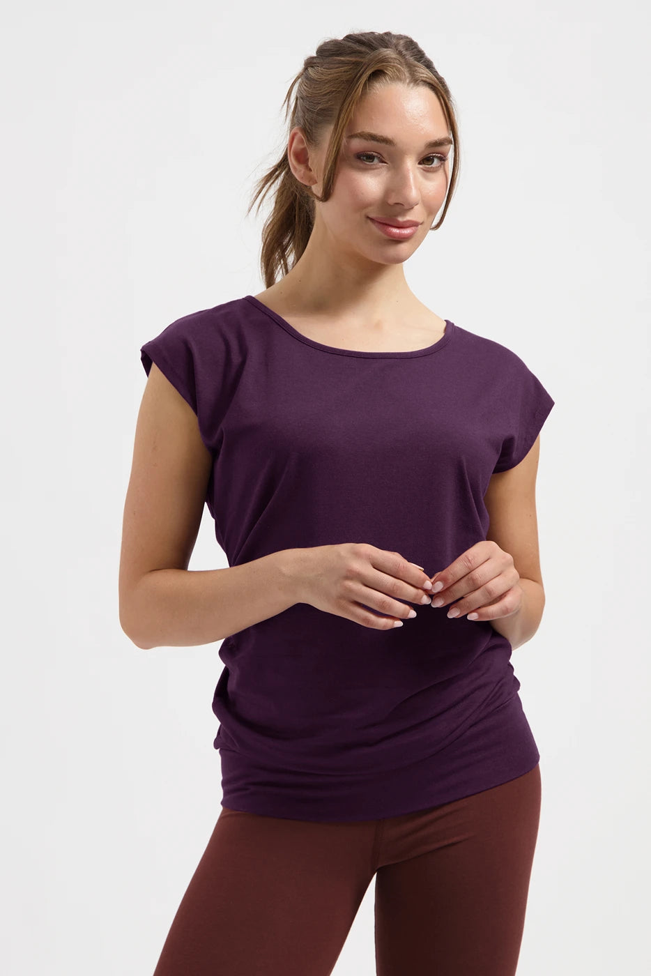Asana Bamboe Yoga Tee - Bloom