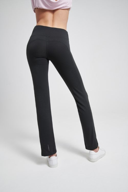 Ademende Yoga Broek Live Fast - Slate