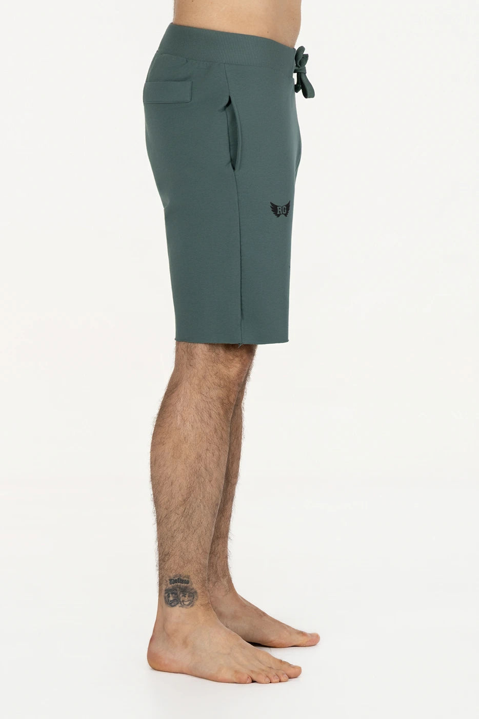 Mannen Yoga Shorts Bodhi - Forest