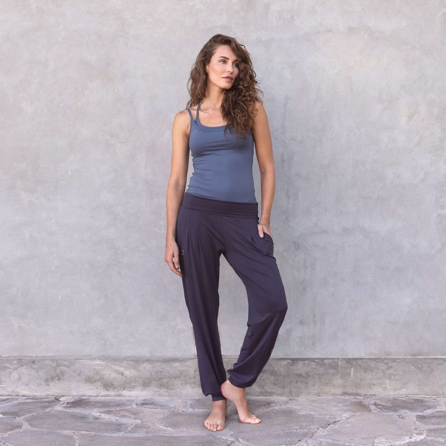 Yoga Chill Harem Pants -  Joelle -  Nightblue