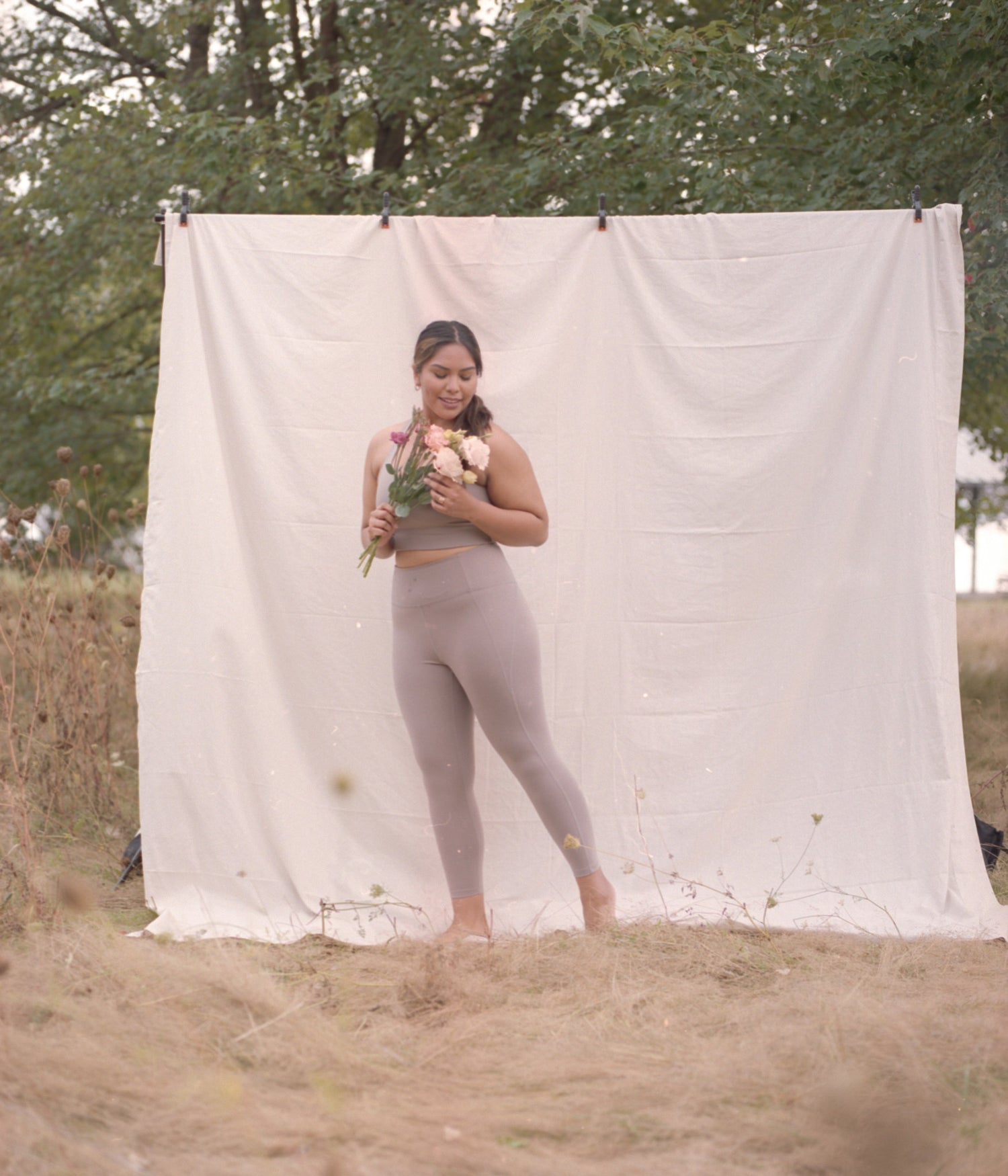 Compressive High-Rise Yoga Legging - Limestone