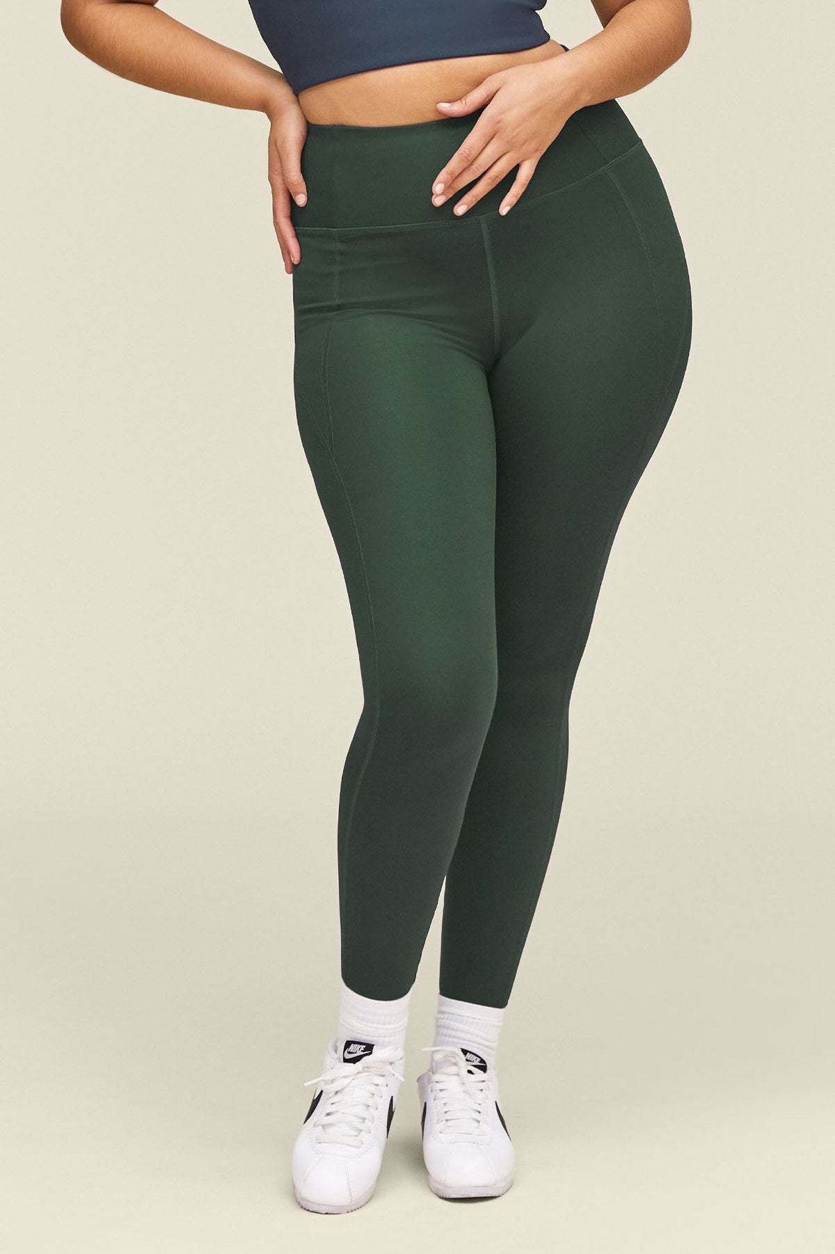 Compressive High-Rise Yoga Legging - Moss