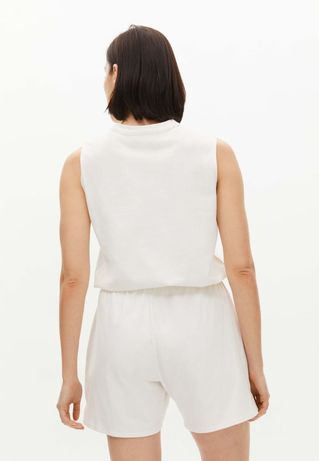 Katoen Retro Yoga Sport Top - Tofu