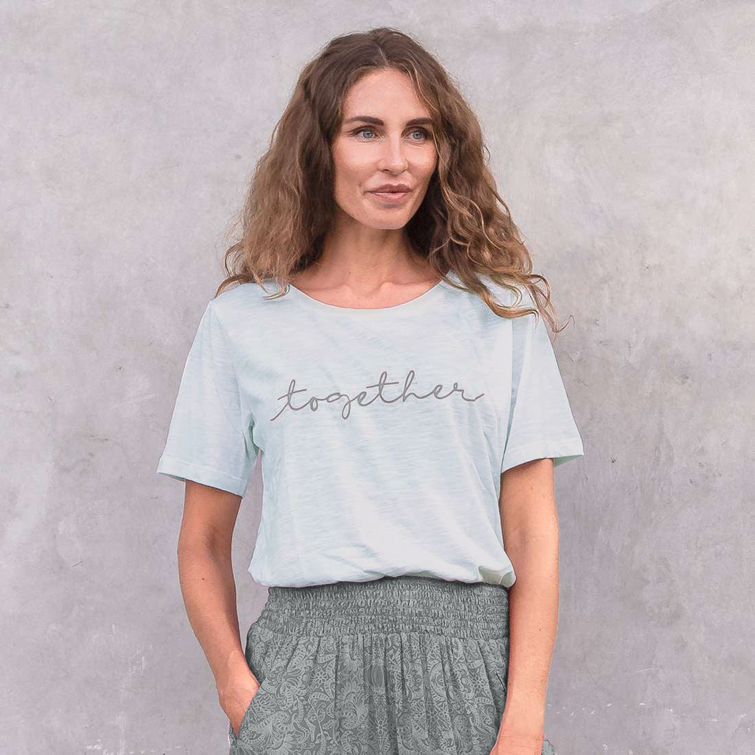 Yoga Shirt Together - Duskblue