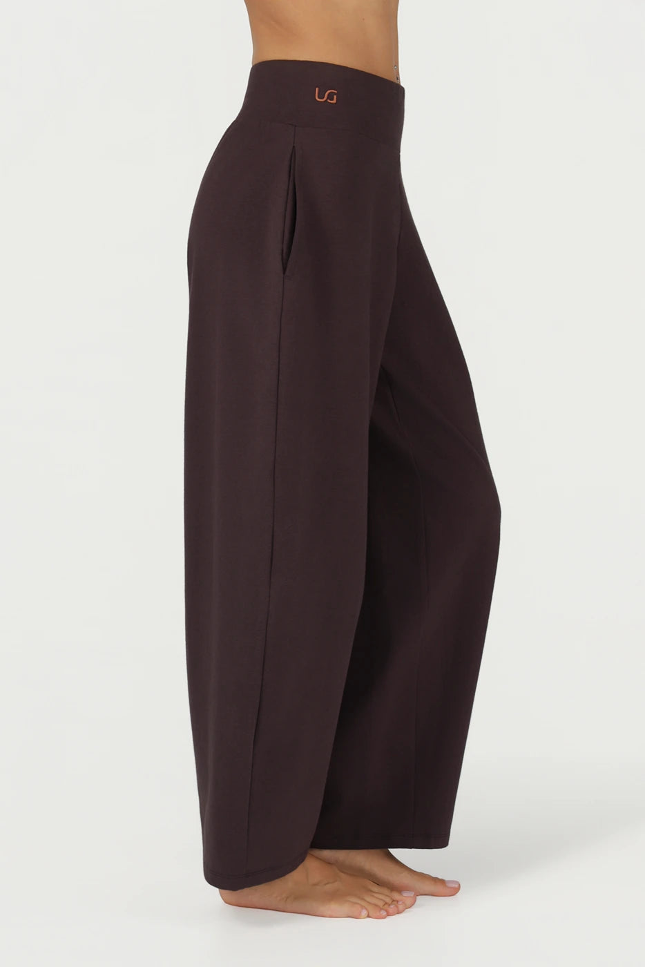 Dhara Barrel Yoga Pants – Coffee
