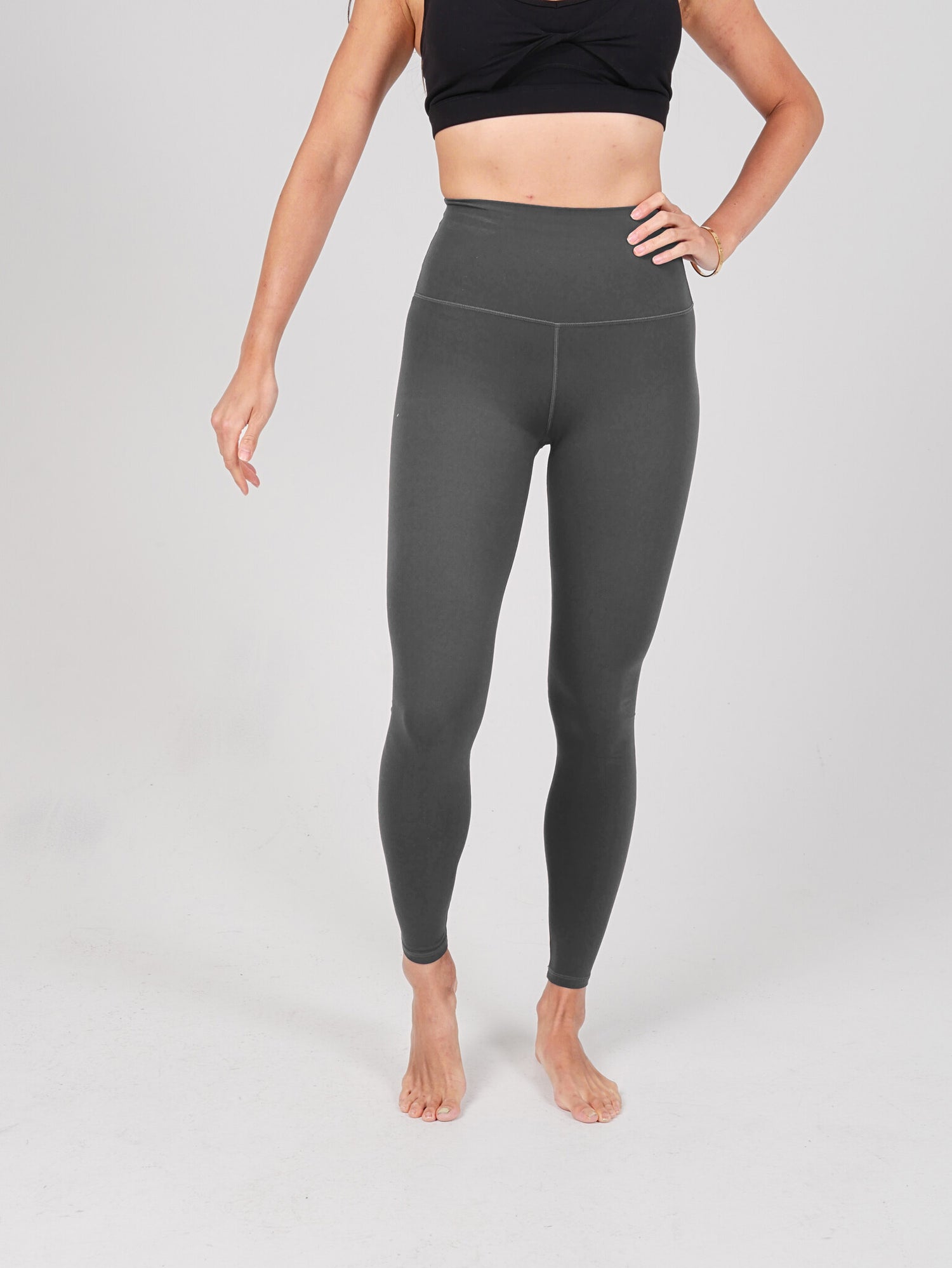 Extra High-Waist Yoga Leggings - Grey