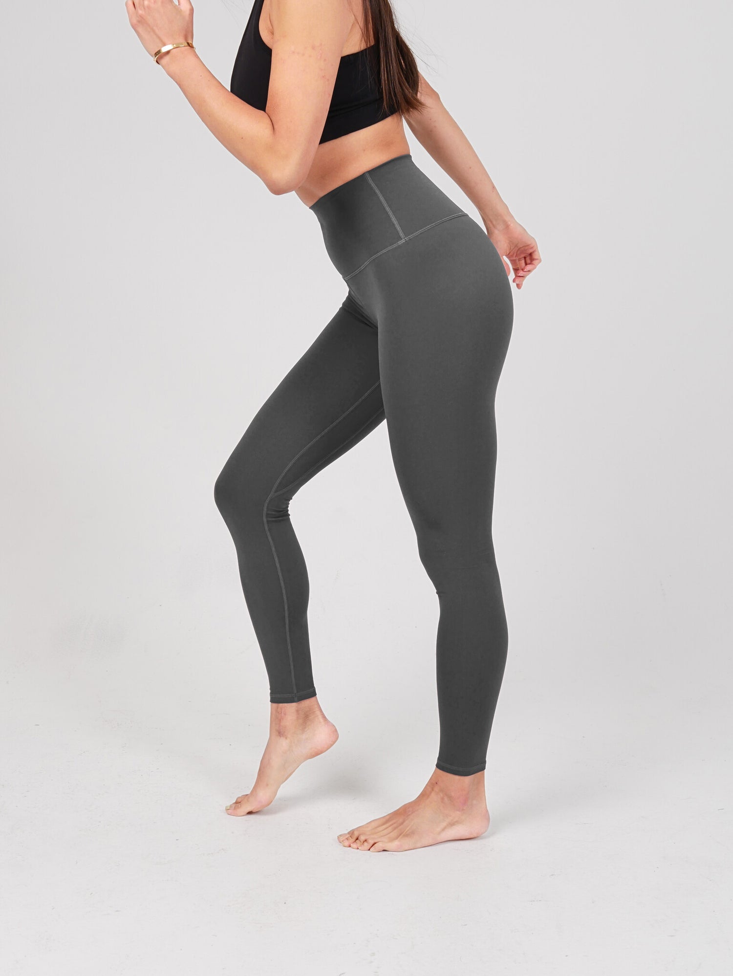 Extra High-Waist Yoga Leggings - Grey
