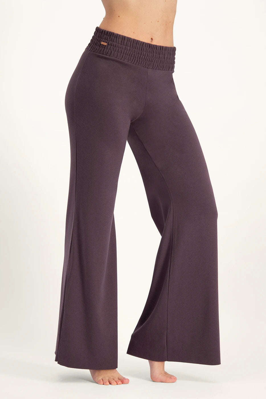 Flow Wijde Yoga Broek - Berry