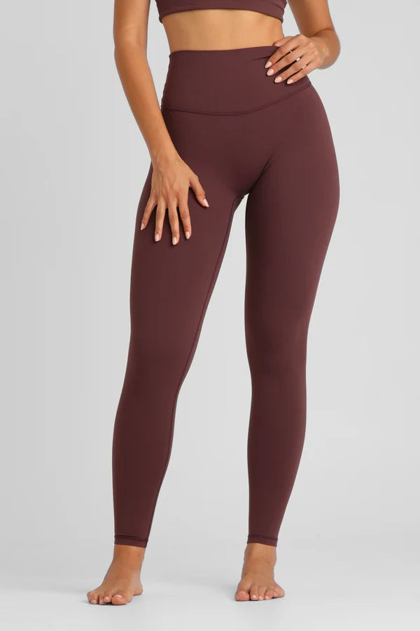 Seamless Yoga & Sport Legging - French Roast