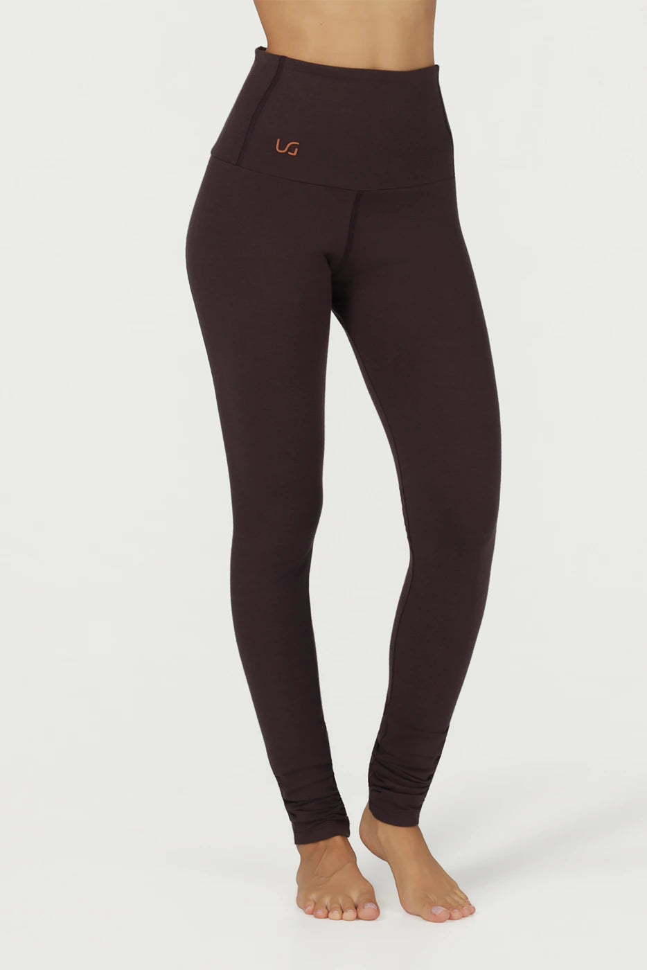 Gaia High-Waist Yoga Legging - Coffee