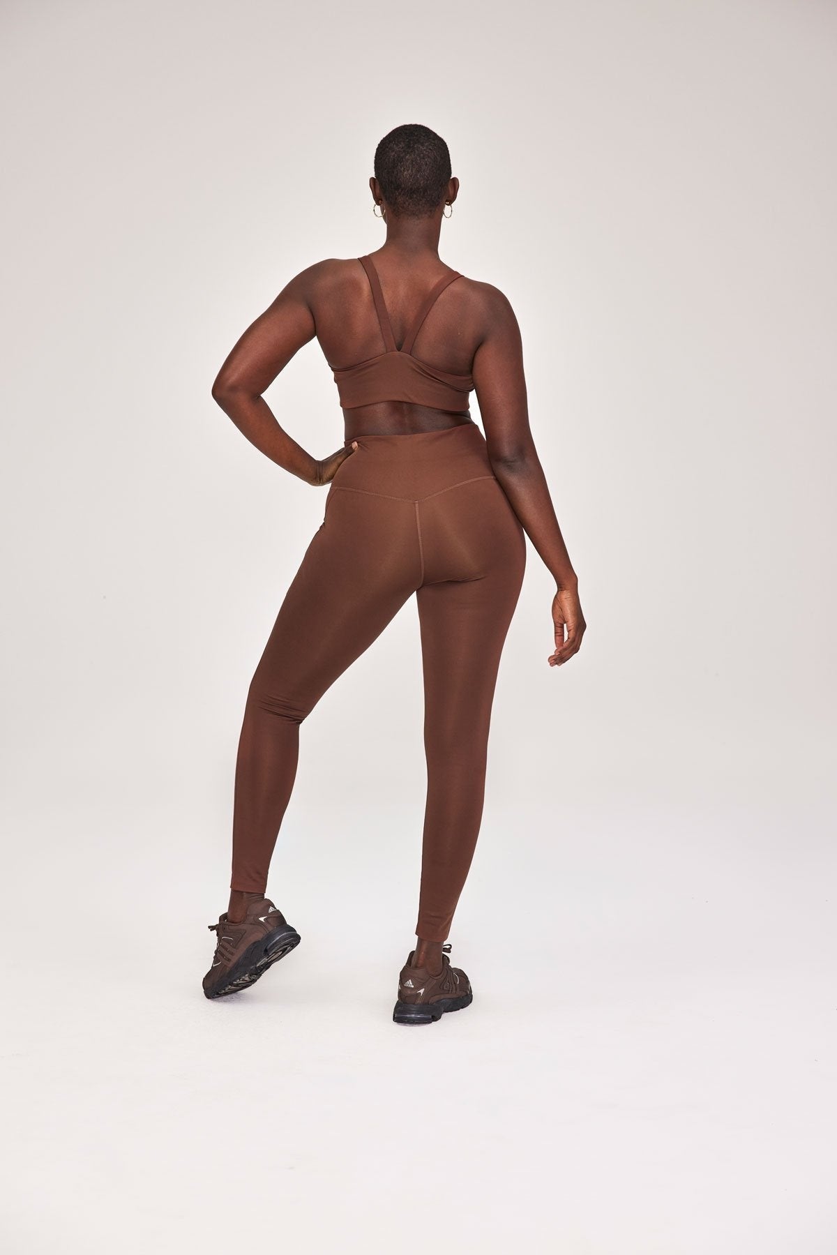 Compressive Yoga Legging met hoge taille - Earth