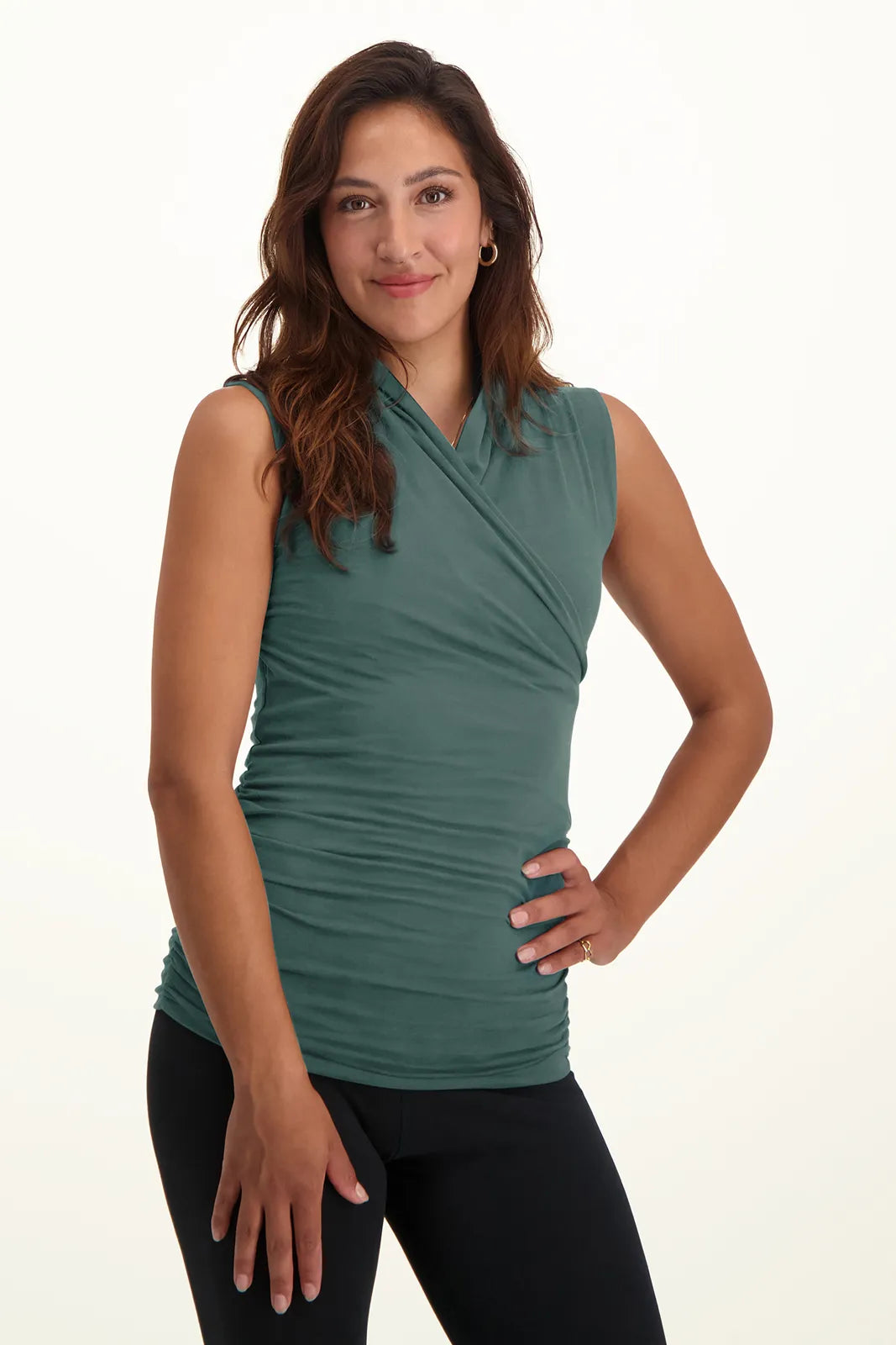 Good Karma Yoga Top Dames - Forest