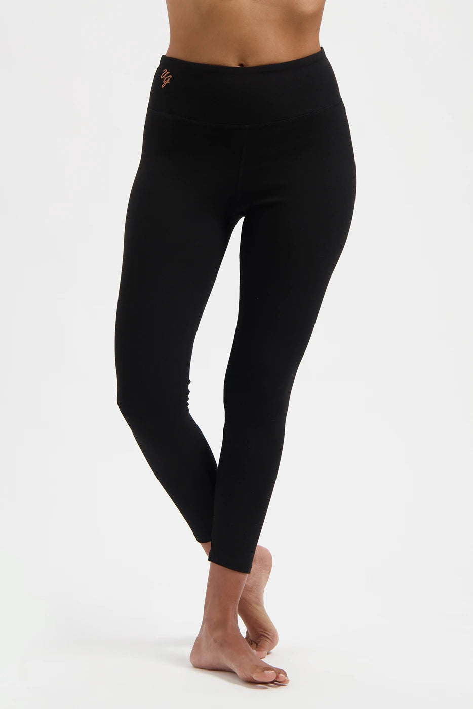 Isara 7/8 Zwarte Yoga Legging - Onyx Black