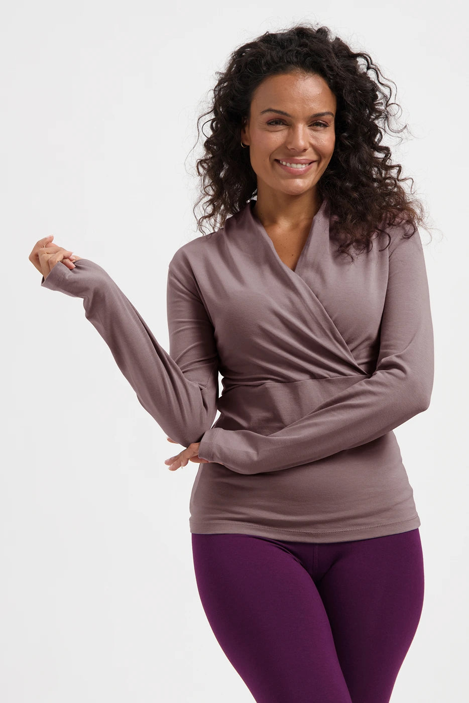 Ishtar Biokatoen Yoga Longsleeve - Fireclay