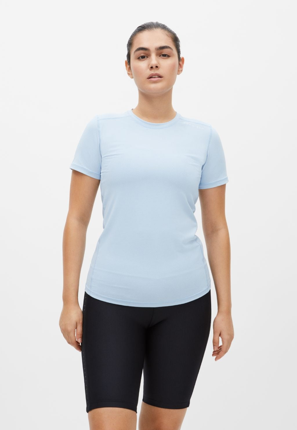 Jacquard Yoga Sport Tee - Skyway