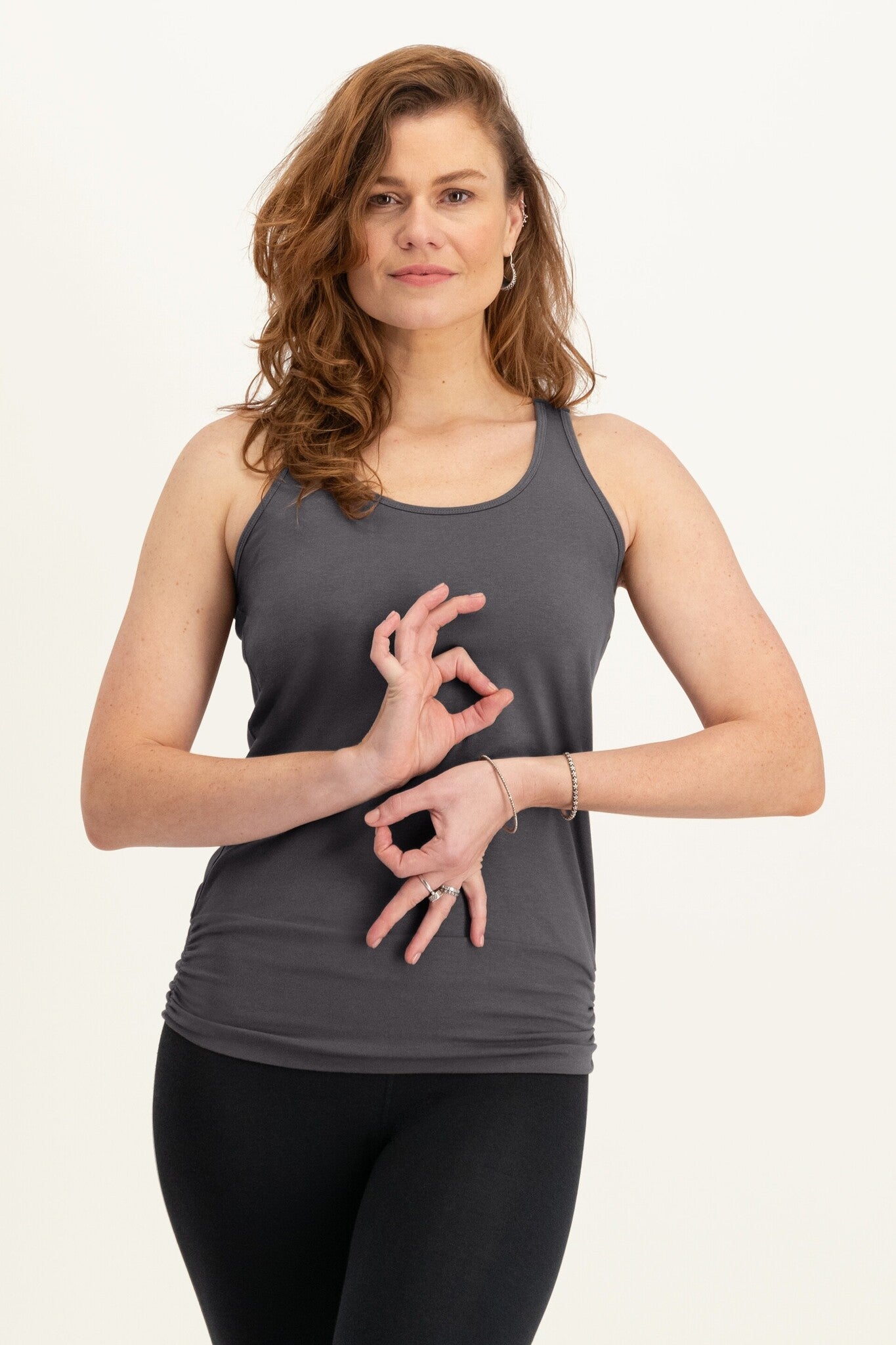 Kami Losse Yoga & Pilates Tank - Charcoal