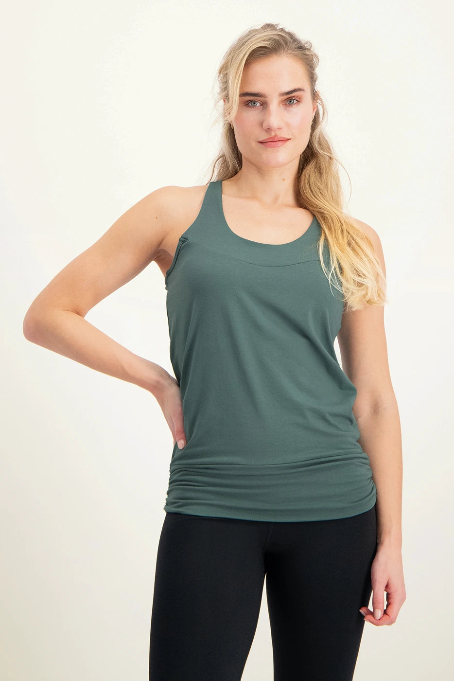 Kami Bamboe Yoga Tank - Forest