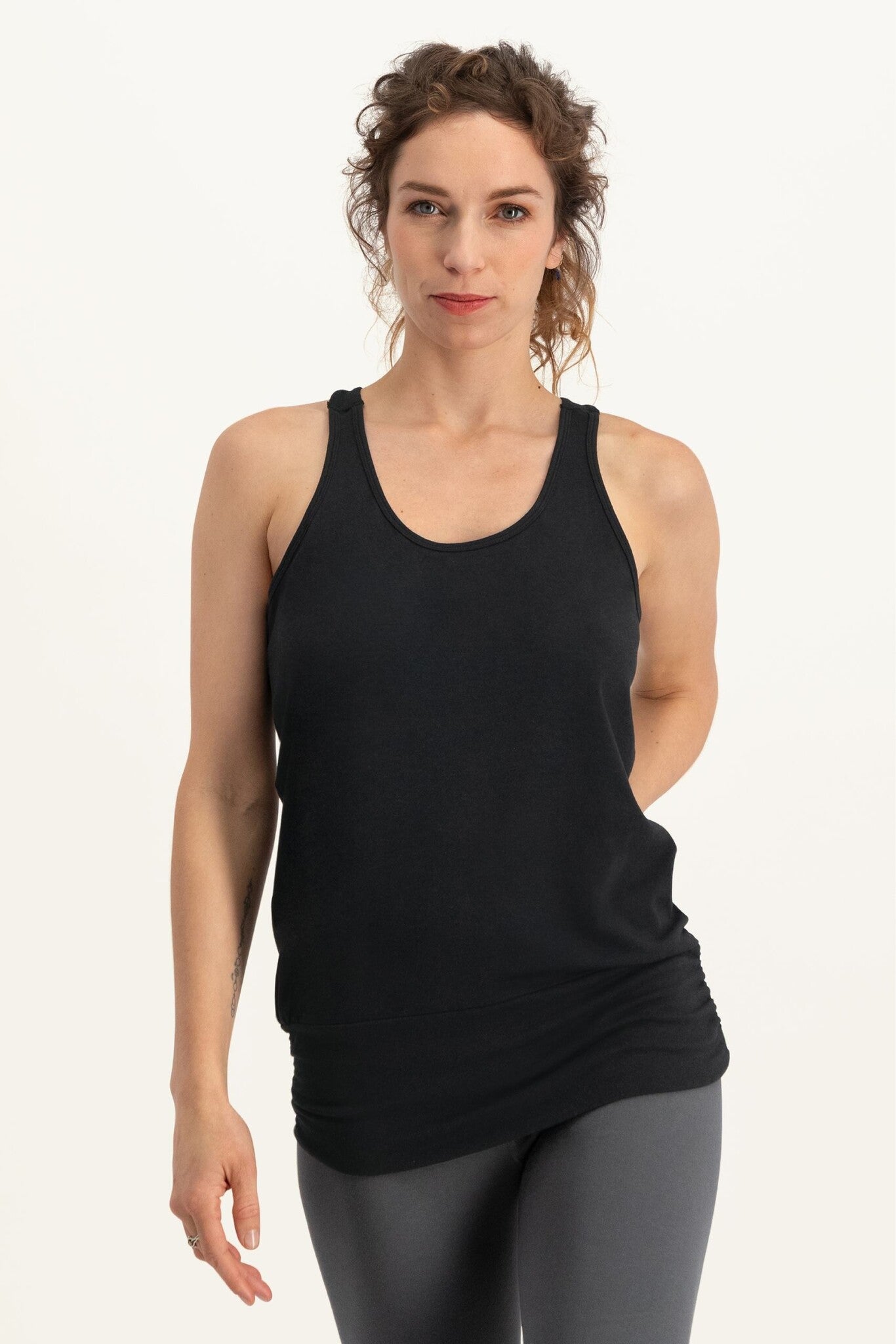 Kami  Yoga & Pilates Tank - Urban Black