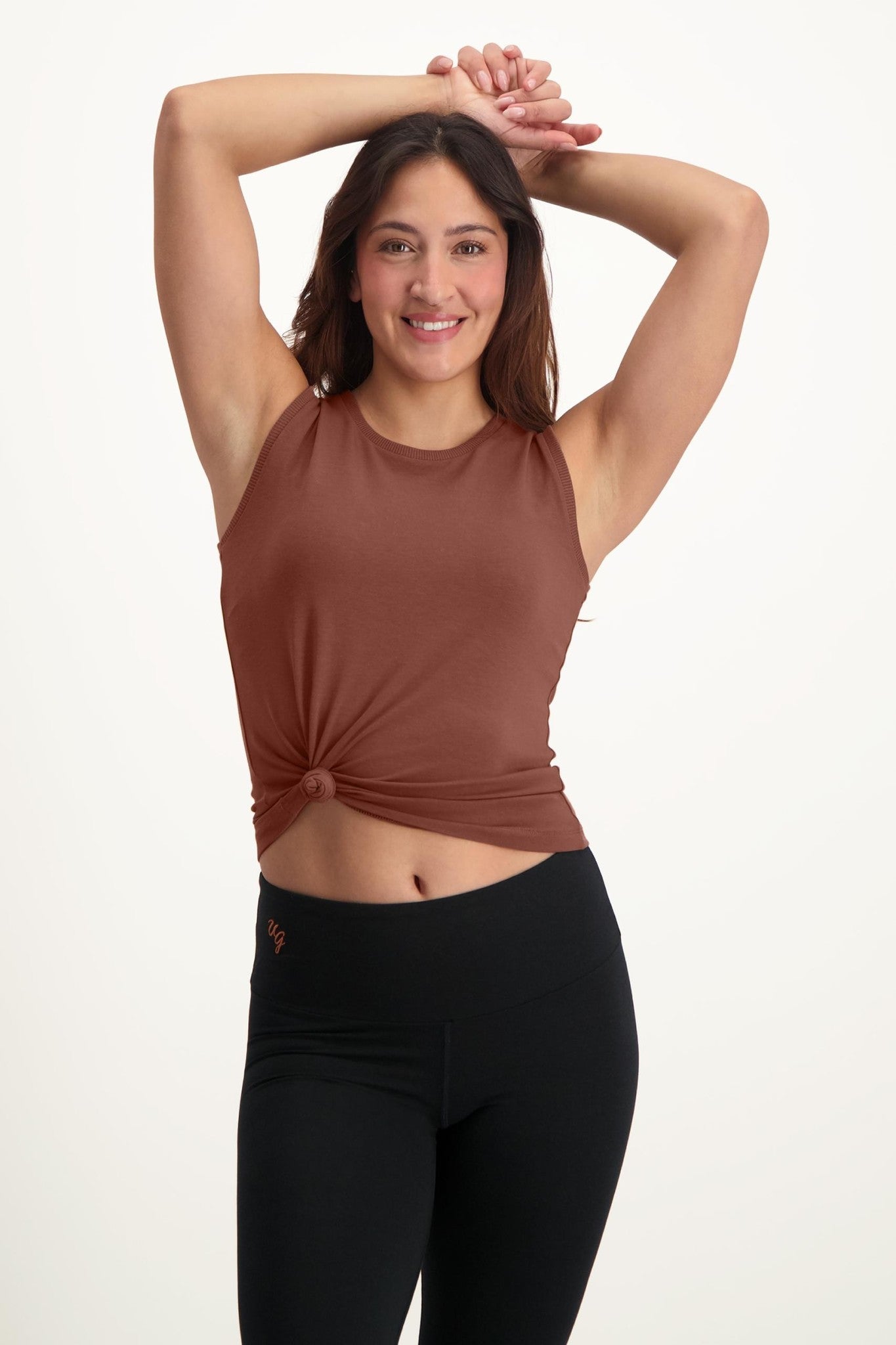 Karuna Balance Yoga Tank Top - Mocca