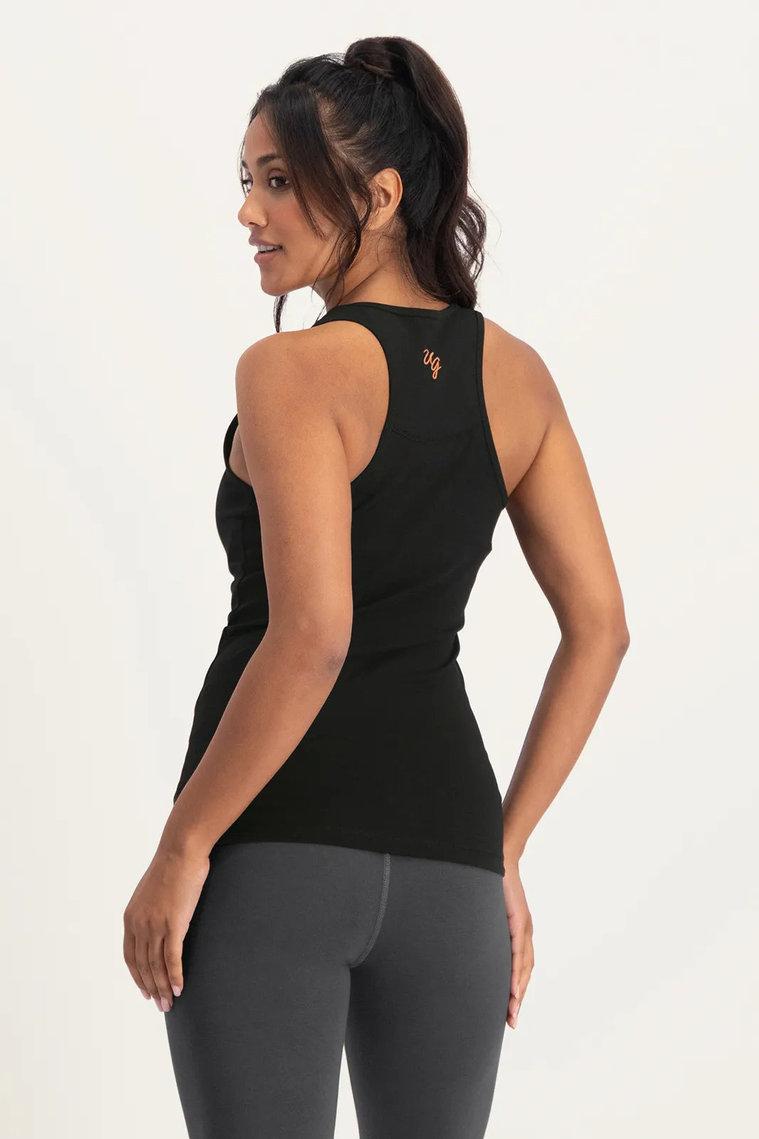 OM Core Slim-Fit Yoga Tank - Onyx Black