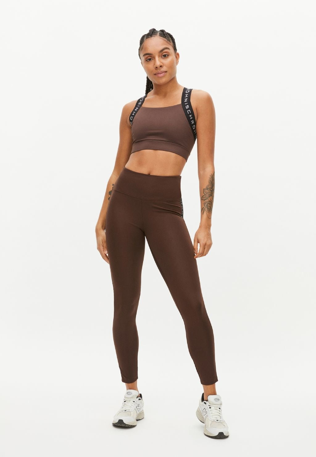 Kay High Rise Yoga Legging - Coffee Bean