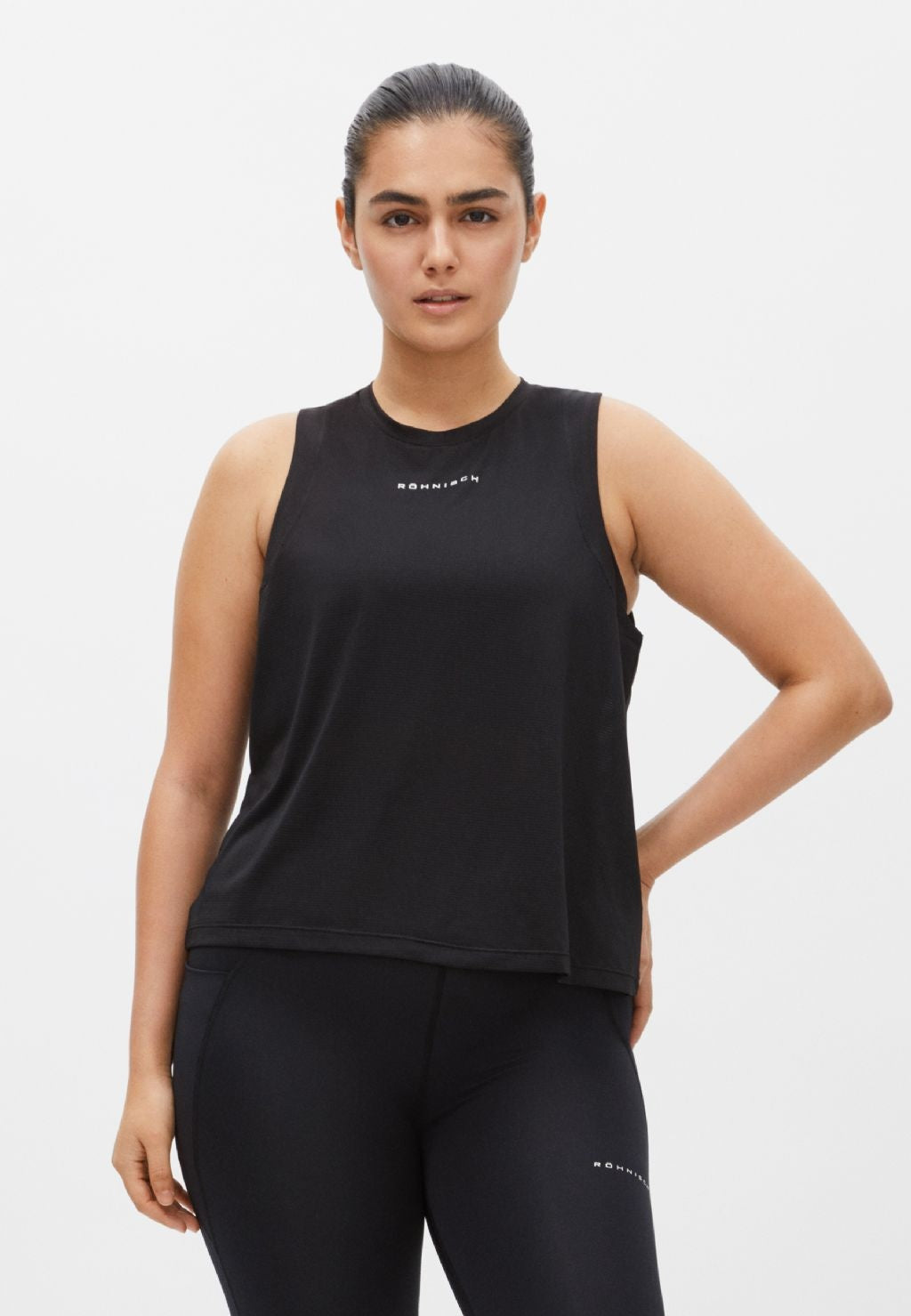 Kay Dry Fit Yoga Sport Tank Top - Zwart