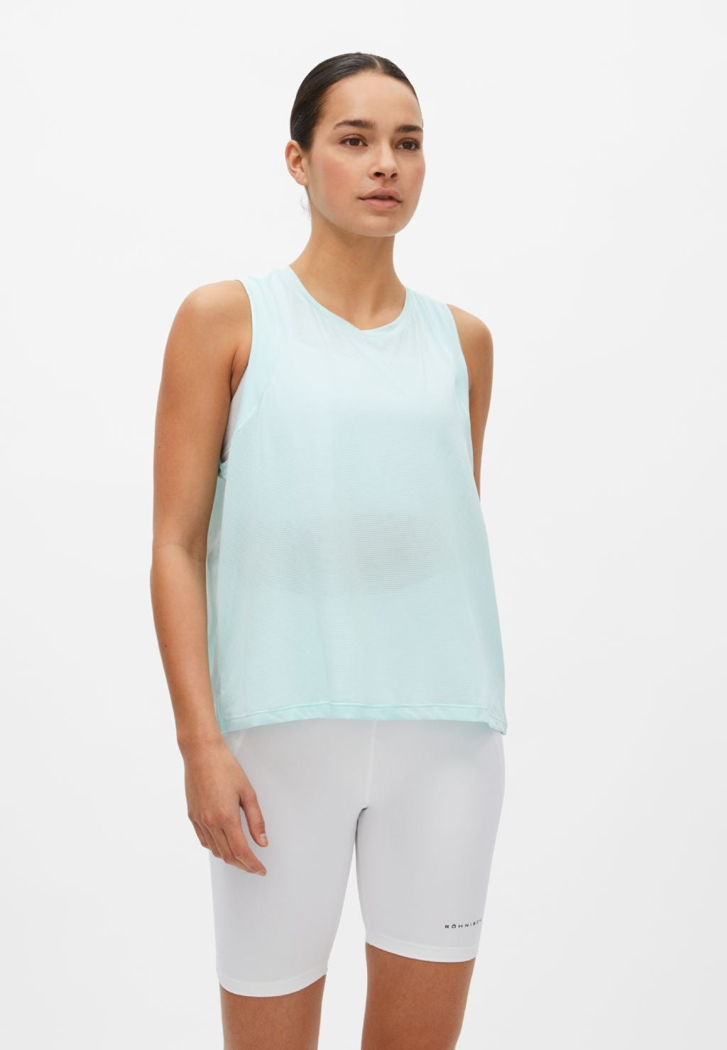 Kay Yoga Sport Tank Top - Bleached Aqua