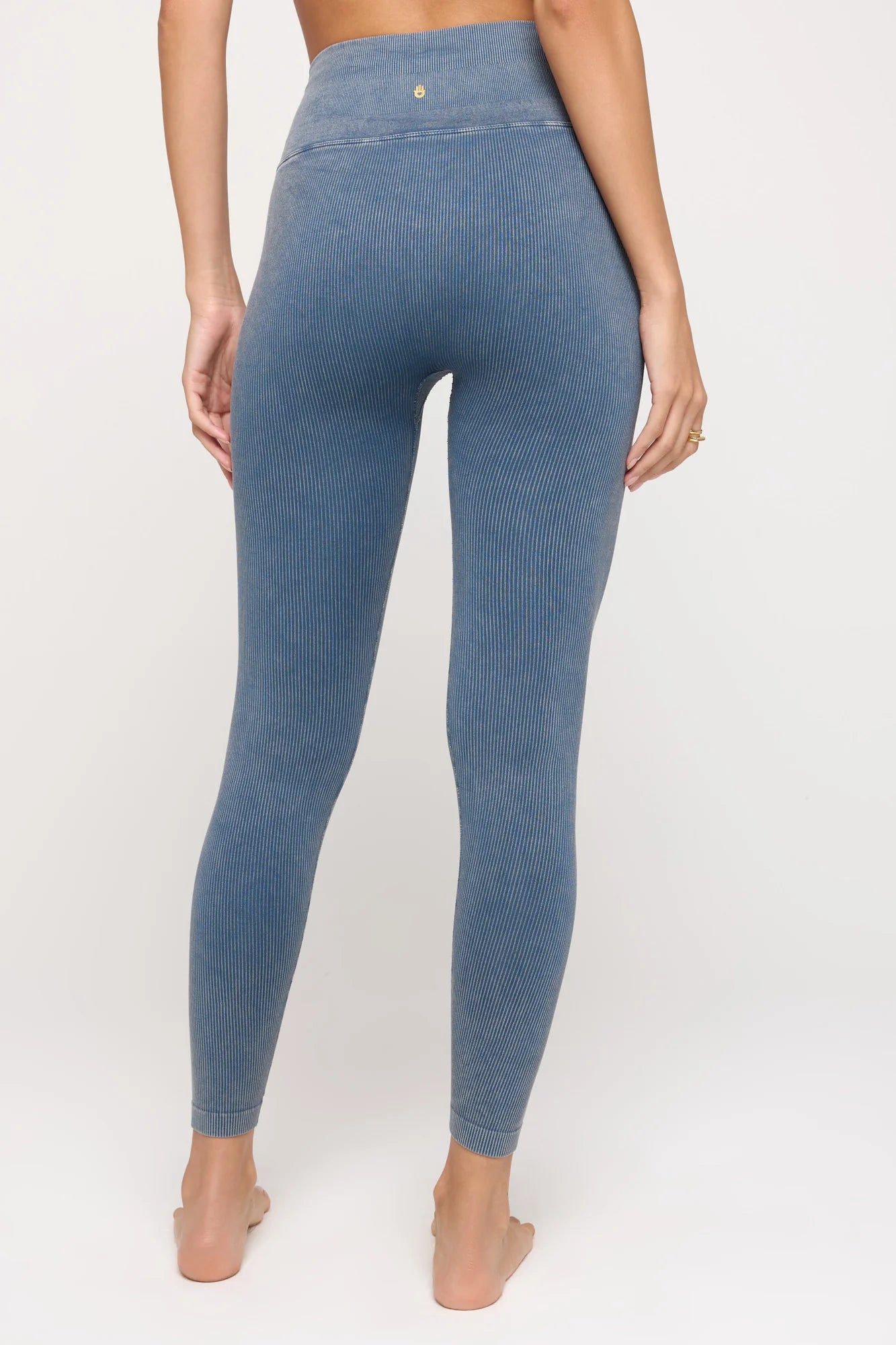 Love Sculpt Washed 7/8 Yoga Legging - Orion Blue