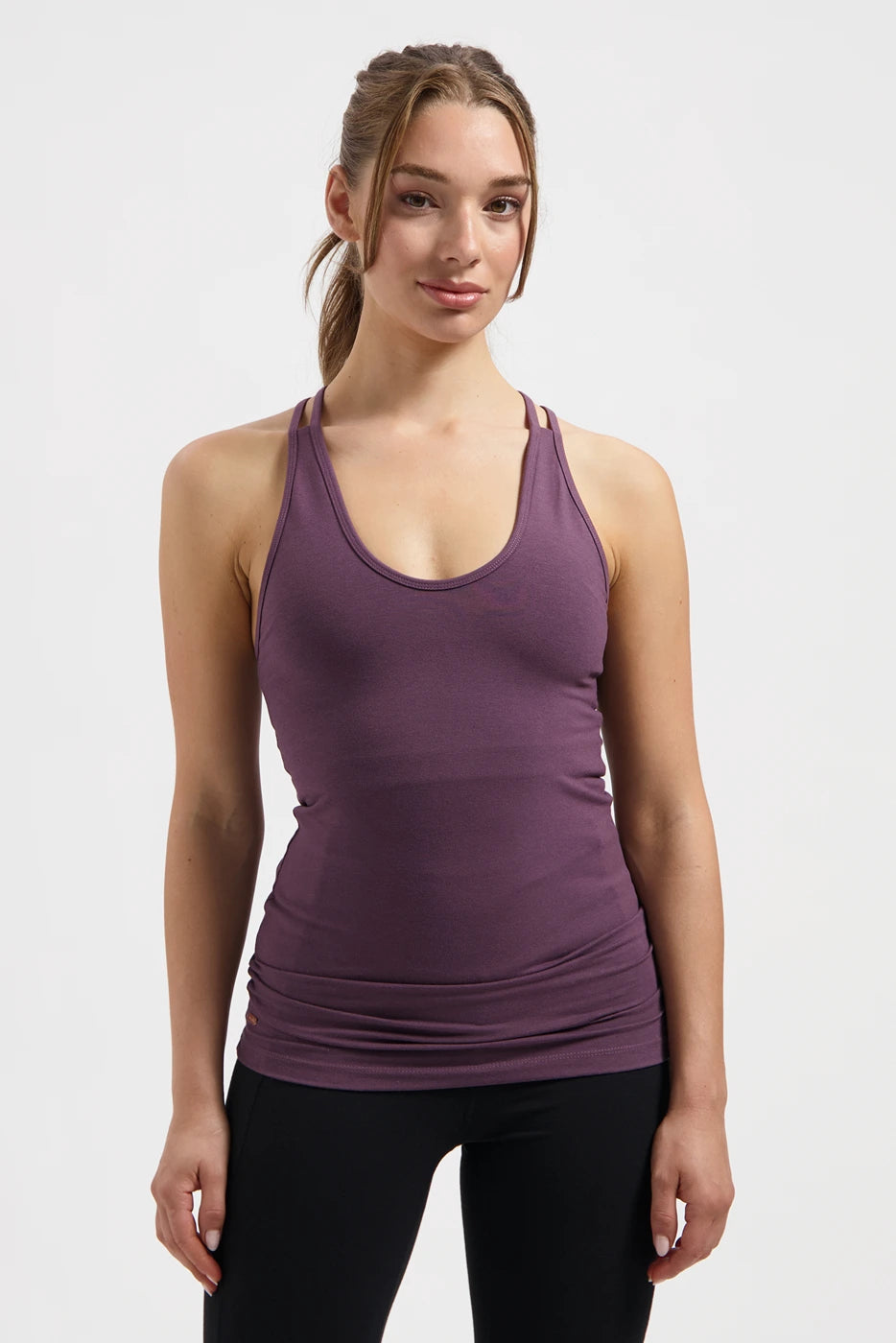 Lyrais Bamboe Yoga Top - Berry